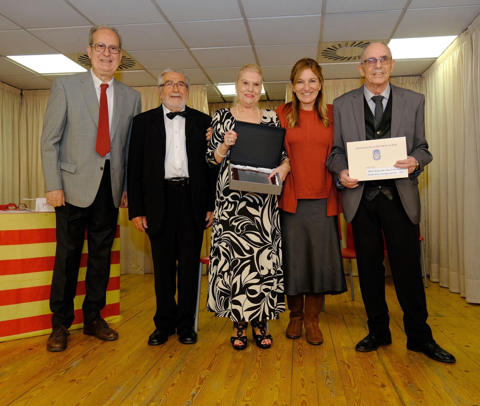 L'AGGR celebra la festa d'Homenatge a la Gent Gran de Rubí. FOTO: Cedida