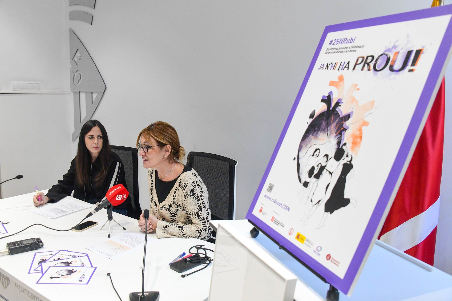 Rubí commemorarà el 25N sota el lema ‘Ja n’hi ha prou!’. FOTO: Ajuntament de Rubí/Localpres