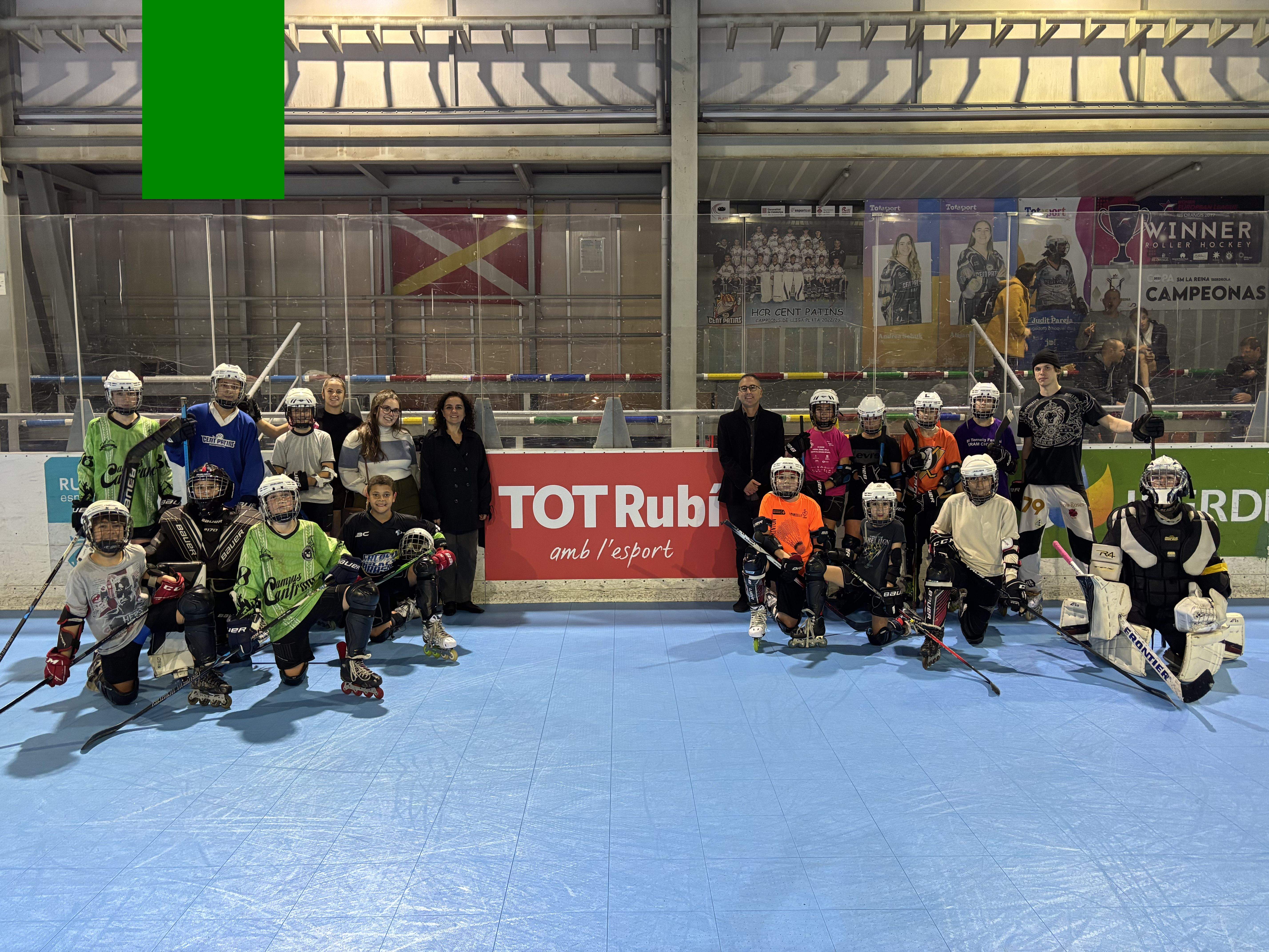 El club HCR Cent Patins i el TOT Rubí estrenen conveni