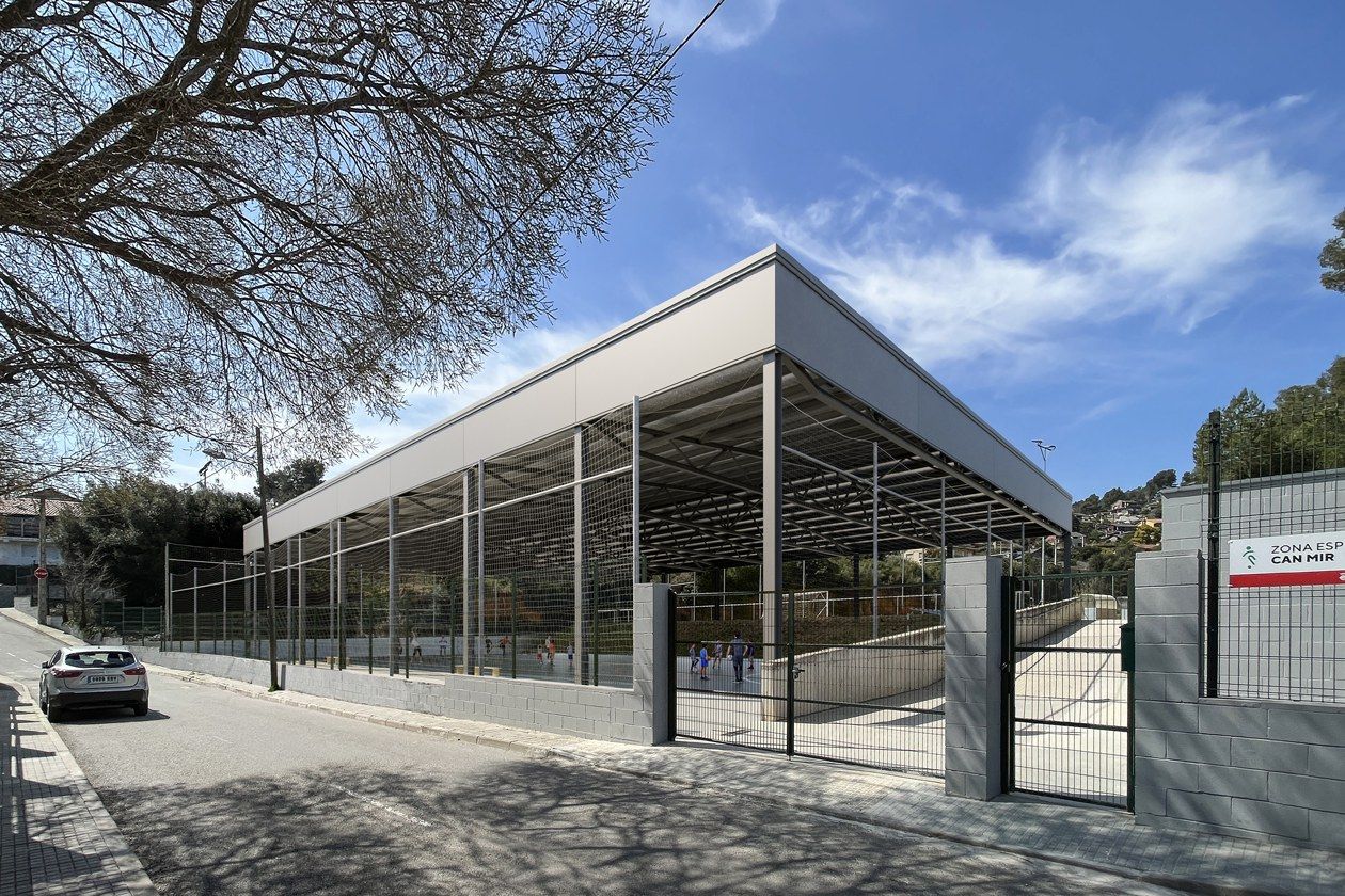 Imatge virtual de la nova coberta. FOTO: Ajuntament de Rubí