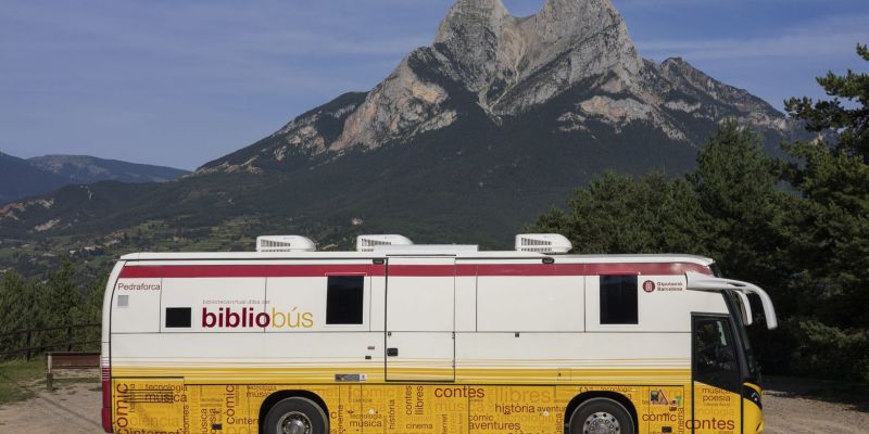 El bibliobús Pedraforca dona servei a les poblacions del Berguedà. FOTO: Diputació de Barcelona El bibliobús Pedraforca dona servei a les poblacions del Berguedà. FOTO: Diputació de Barcelona