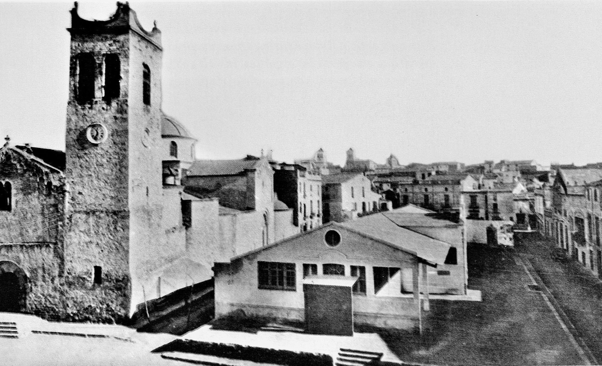 El mercat municipal de Rubí el 1932. FOTO: Autoria desconeguda/’Arxiu Fotogràfic del Museu de Rubí 