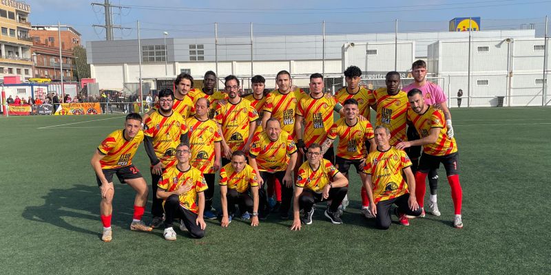 El Veinti amb l'Special Handball. FOTO: Cedida El Veinti amb l'Special Handball. FOTO: Cedida