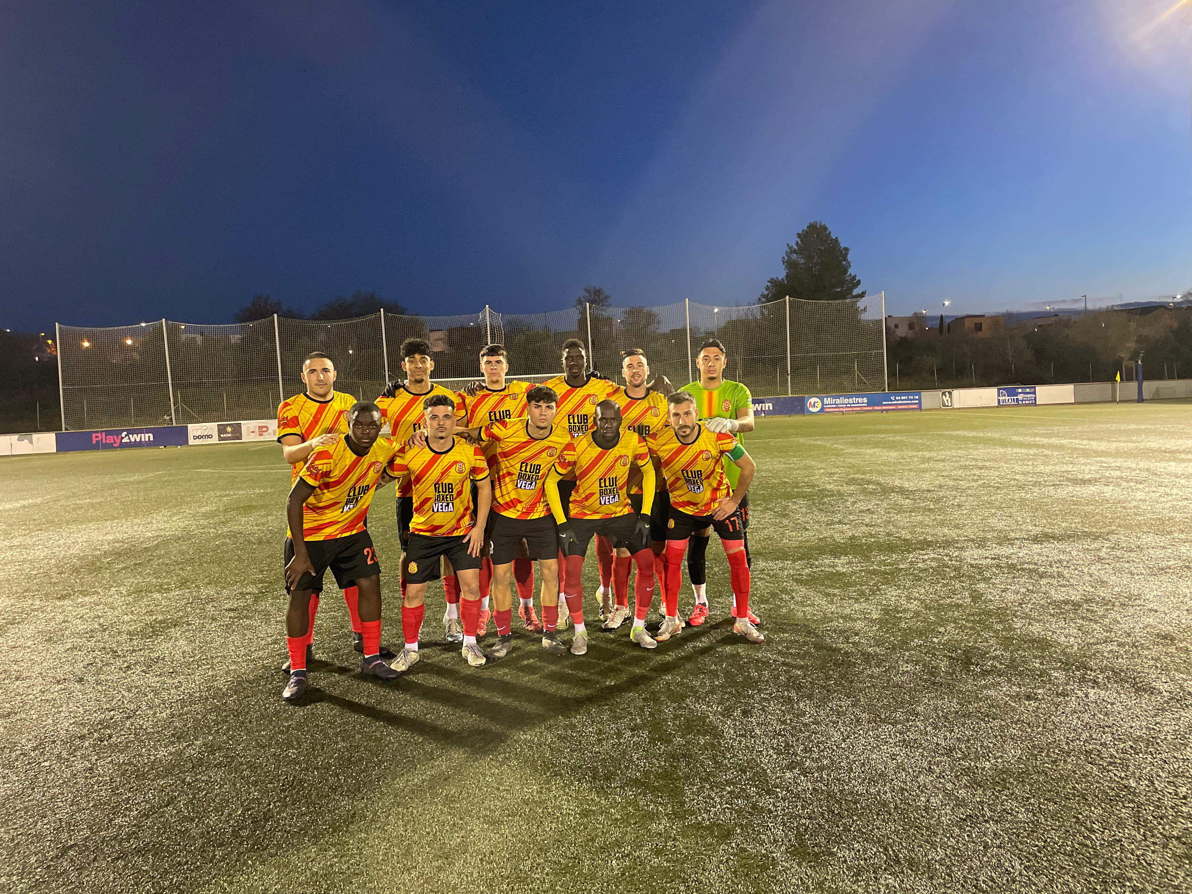 El Veinti empata a Vilafranca. FOTO: Cedida