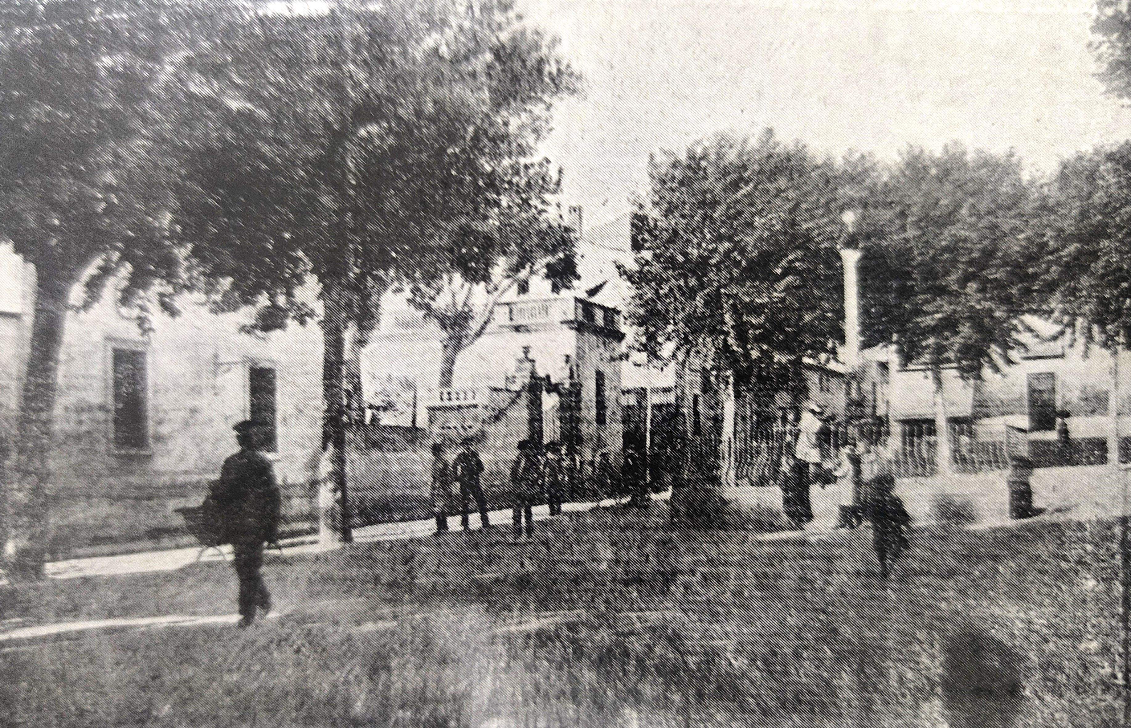 La Cambra Agrícola Oficial de Rubí (actual Casino) el 1912. FOTO: Autoria desconeguda/extreta del programa de la Festa Major de Rubí de 1912