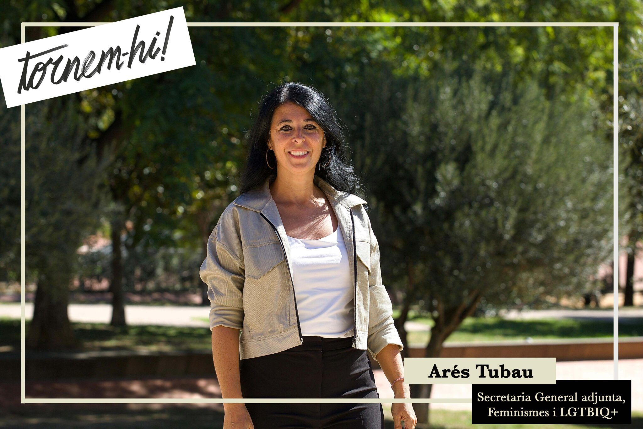 Arés Tubau, nova secretària general adjunta de Feminismes i LGTBIQ+ d'ERC. FOTO: Militància Decidim