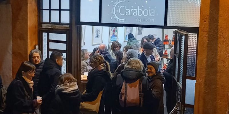 La Claraboia es va omplir de gom a gom. FOTO: Cedida La Claraboia es va omplir de gom a gom. FOTO: Cedida