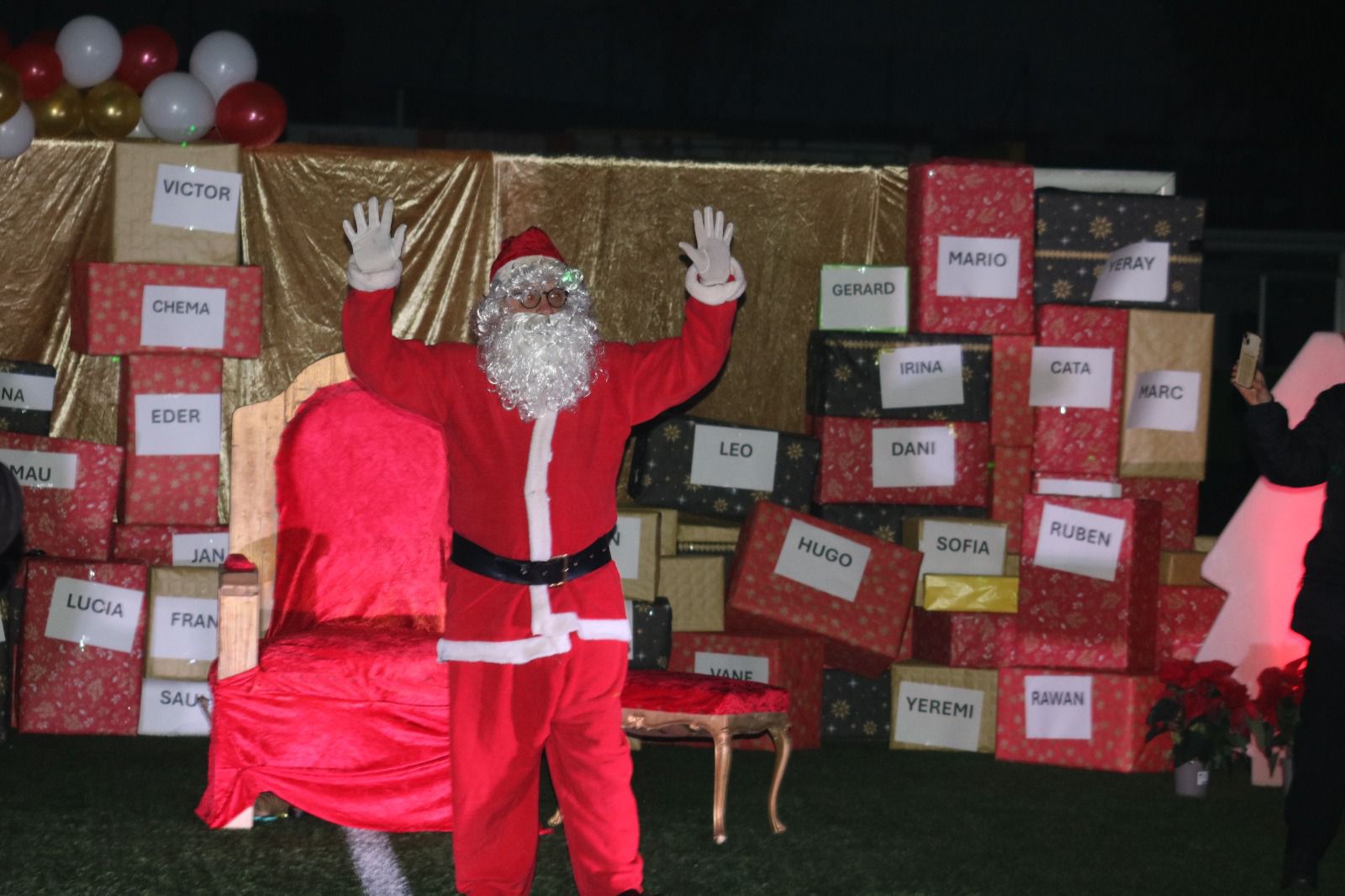 El Pare Noel a Can Fatjó. FOTO: Jana Rodríguez El Pare Noel a Can Fatjó. FOTO: Jana Rodríguez