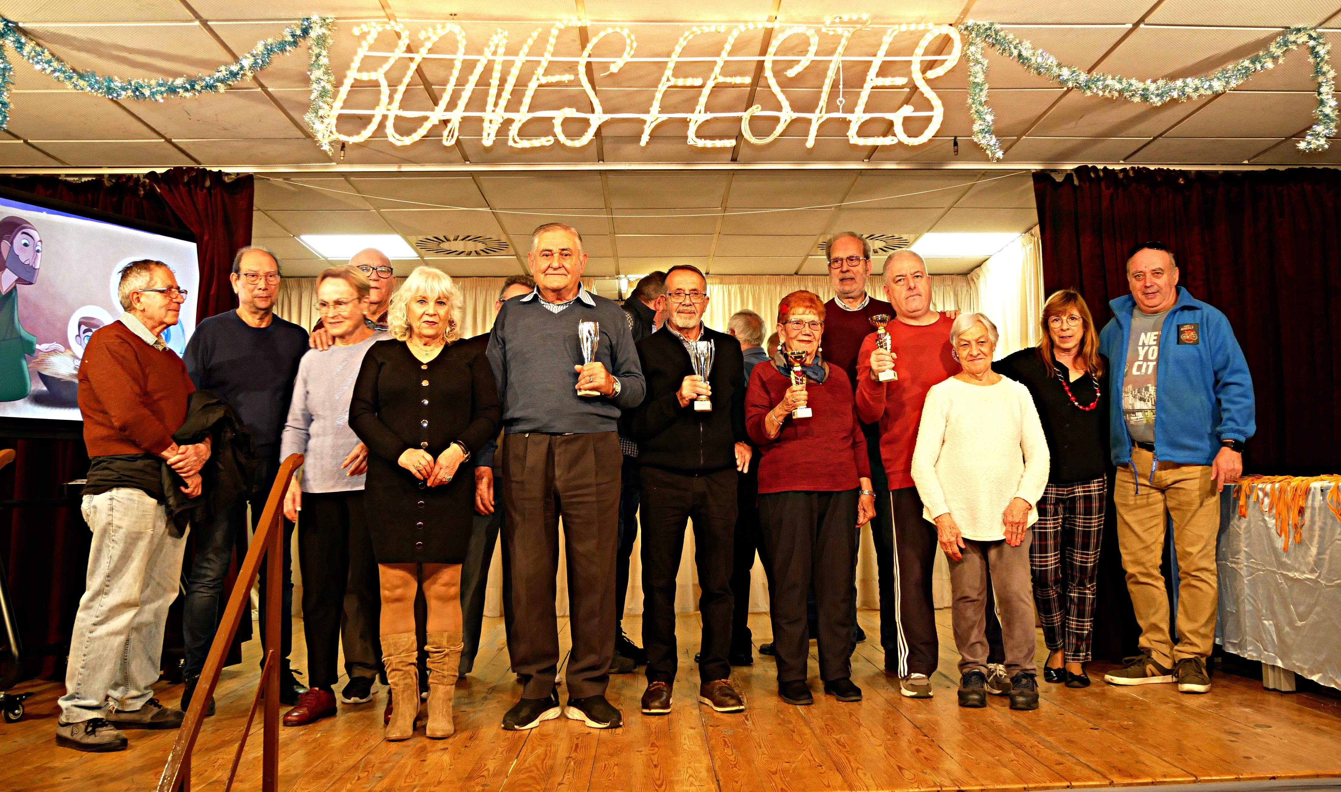 Cloenda de campionats i entrega de trofeus al Casal Cívic. FOTO: Cedida