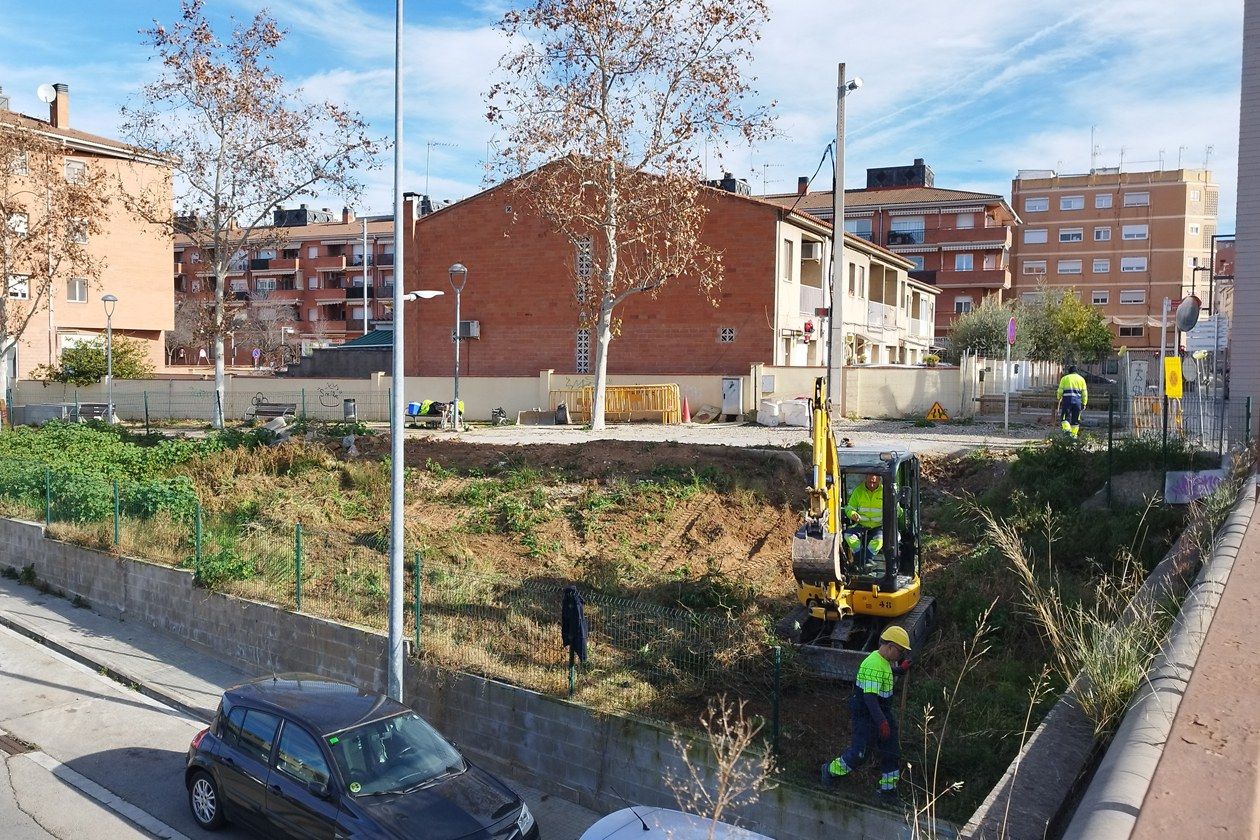 Les obres se centren al tram entre el c. Joaquim Blume i el c. Cadmo. FOTO: Ajuntament de Rubí