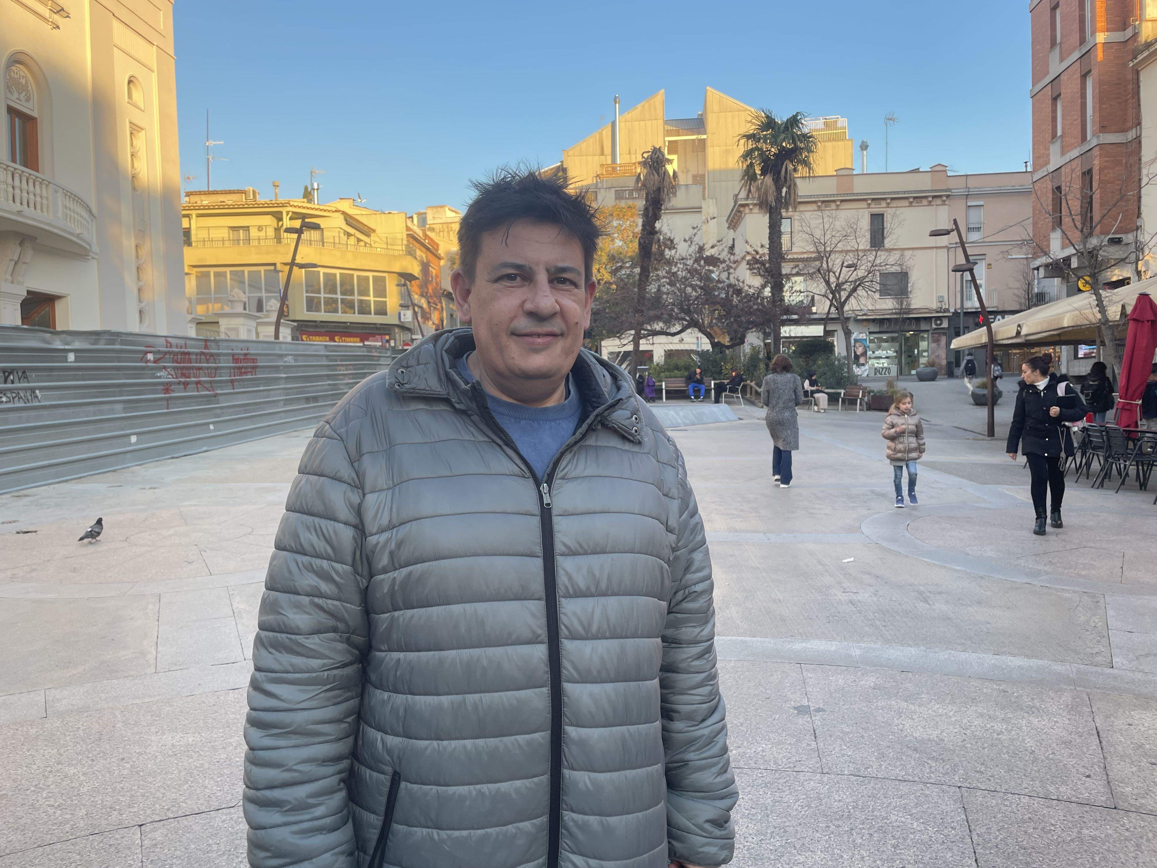 David Bamala, banderer de Sant Antoni Abat 2024. FOTO: Estela Luengo