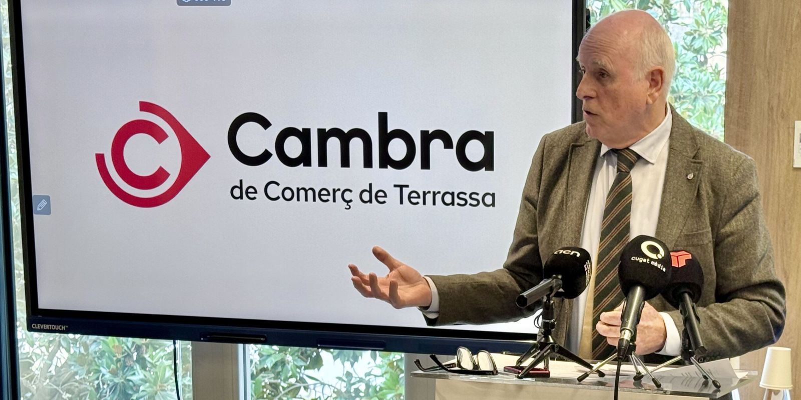 Ramon Talamàs, president de la Cambra de Terrassa FOTO: ACN
