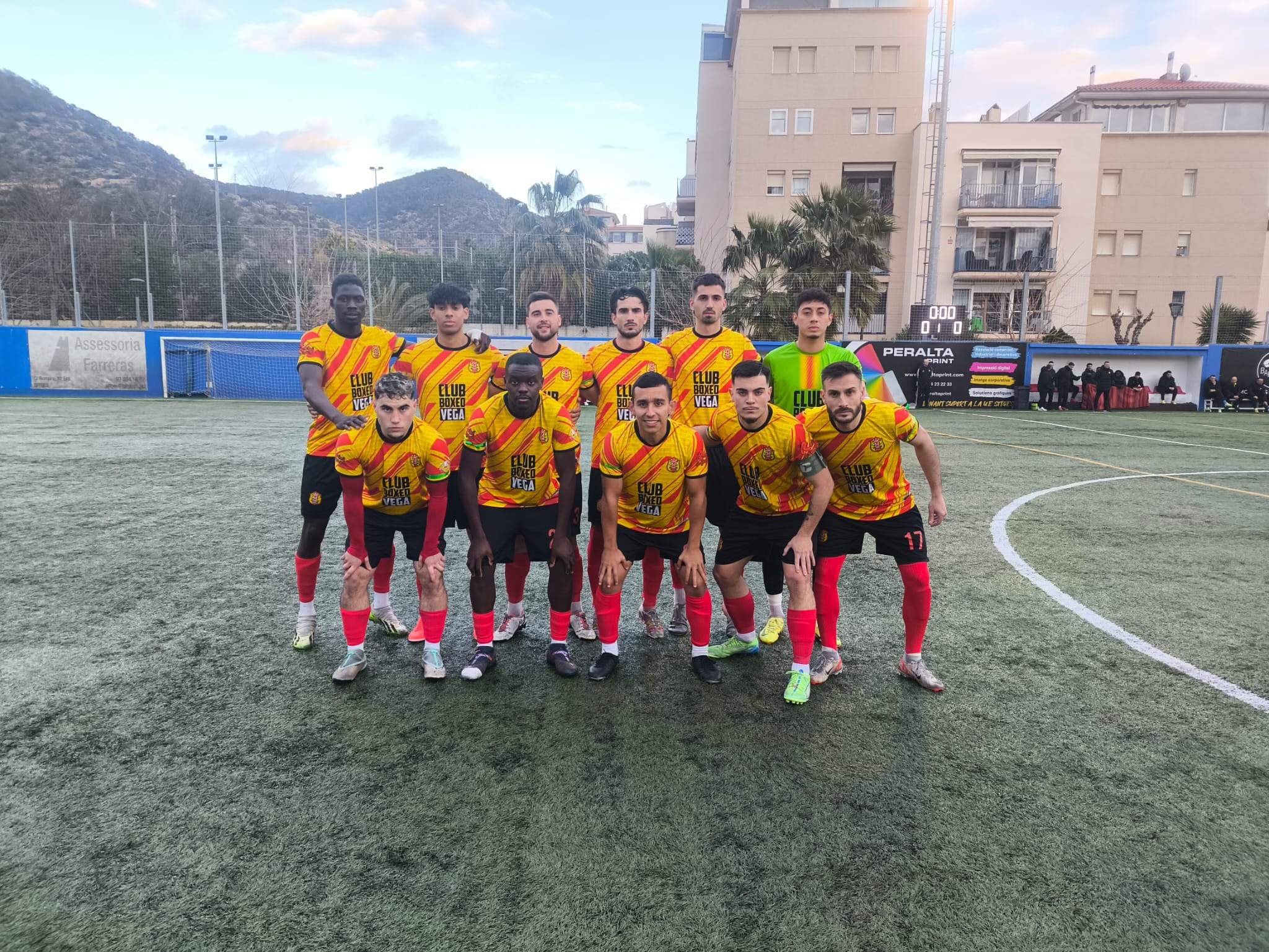 Derrota del Veinti a Sitges. FOTO: Cedida