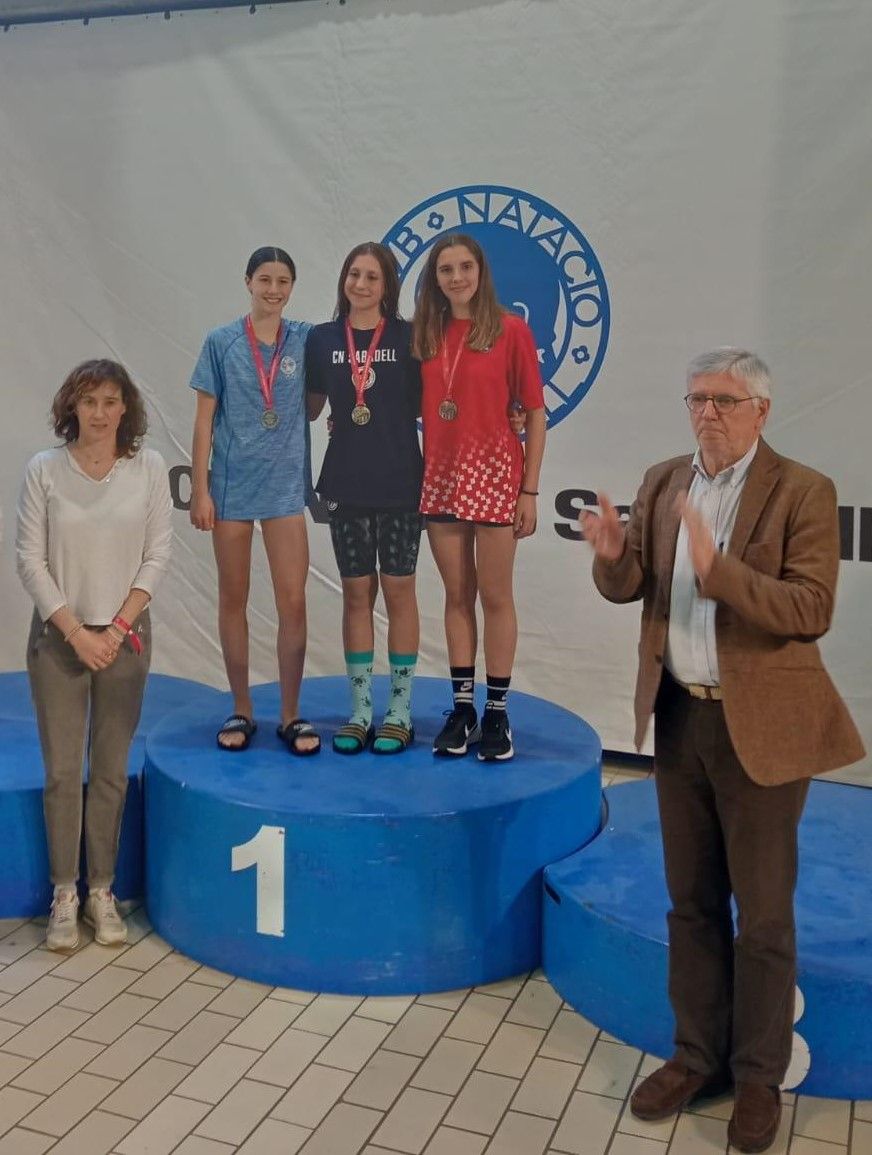Ona Fernández, del CN Rubí, 3a de Catalunya en el Campionat combinat aleví. FOTO: Cedida/CN Rubí