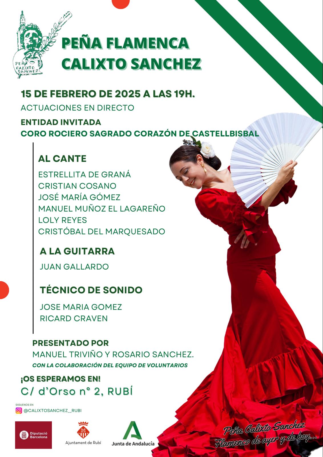 Peña Flamenca Calixto Sánchez Peña Flamenca Calixto Sánchez