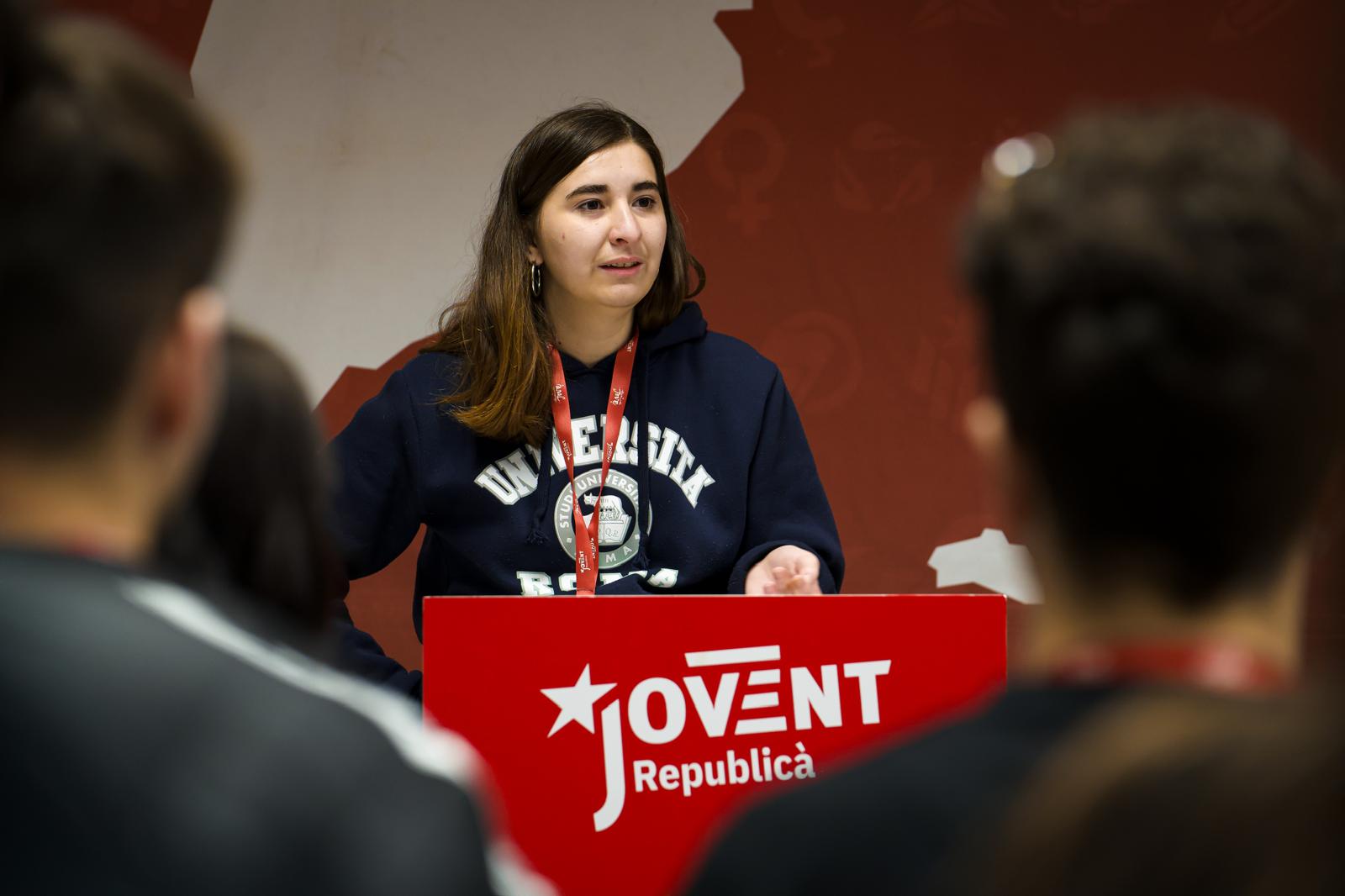 Vinyet Martín, nova Secretaria d'Entorn del Jovent Republicà del Vallès Occidental. FOTO: Cedida
