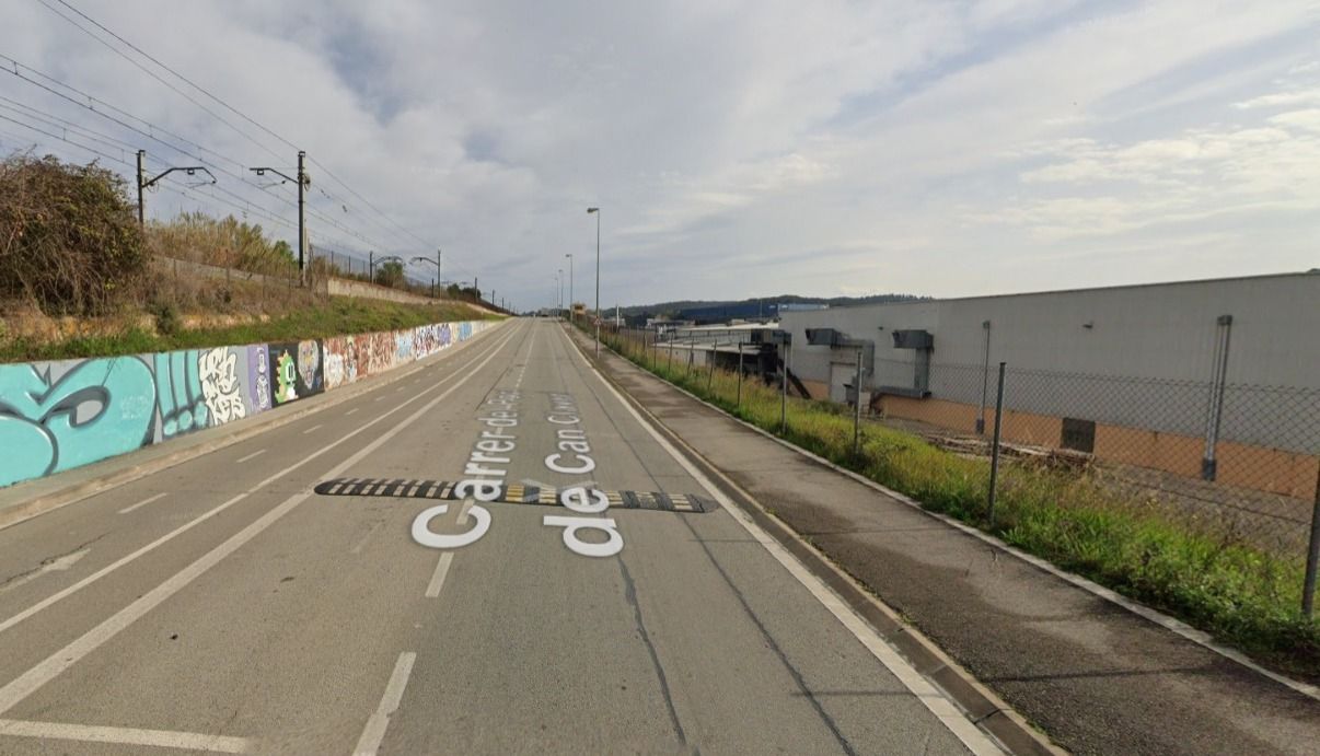 Tall de trànsit al carrer del Pont de Can Claverí. FOTO: Google Maps