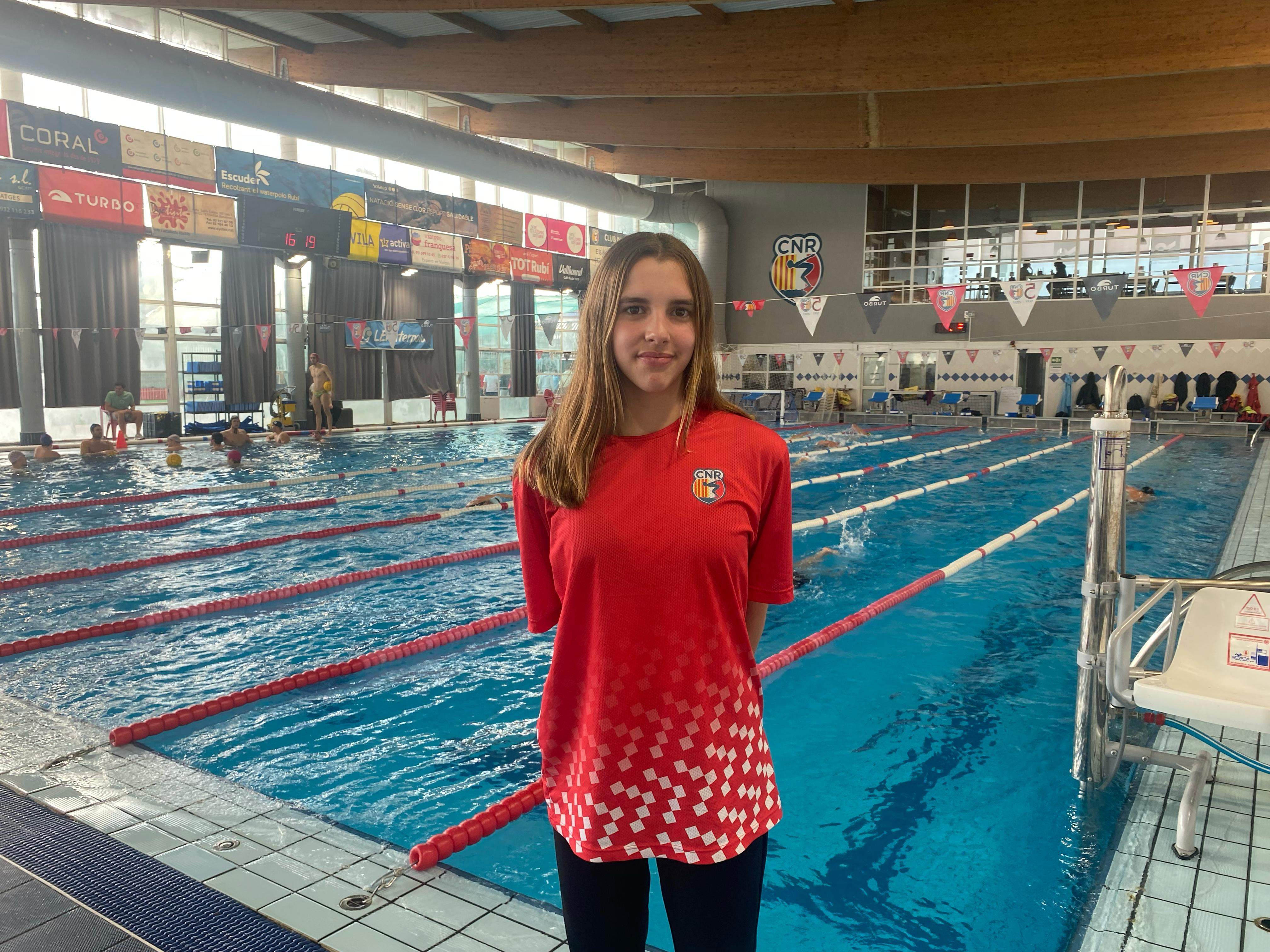 Ona Fernández, del CN Rubí, competirà al Campionat d’Espanya per comunitats autònomes. FOTO: Cedida