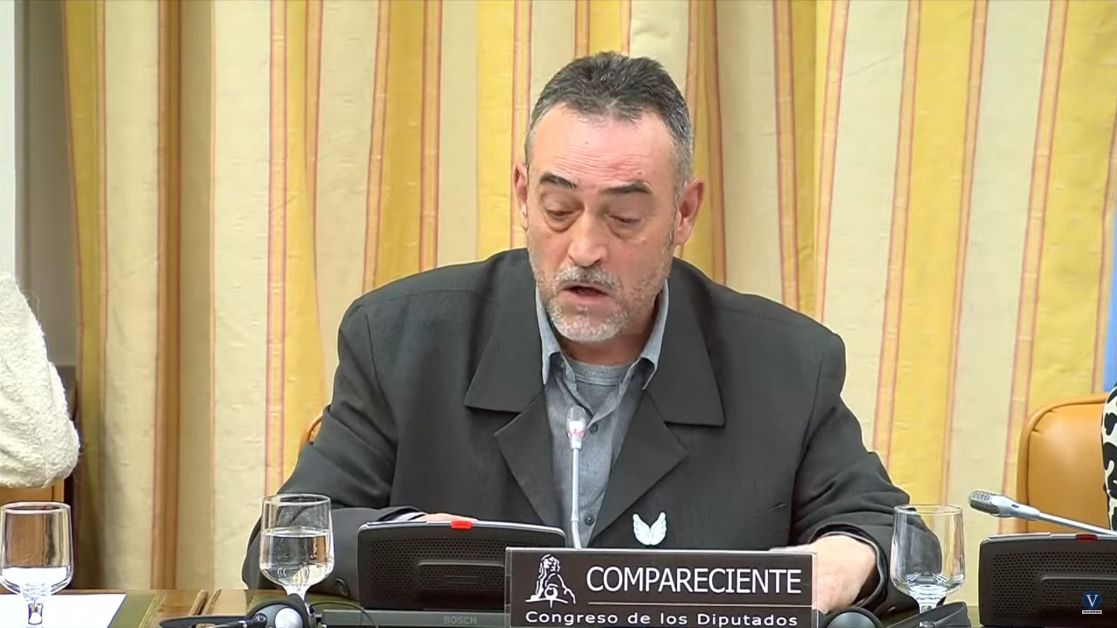 Javier Martínez durant la compareixença