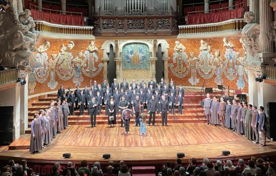 L'Esbart de Rubí actua al Palau de la Música i a l’Atlàntida de Vic. FOTO: Cedida L'Esbart de Rubí actua al Palau de la Música i a l’Atlàntida de Vic. FOTO: Cedida
