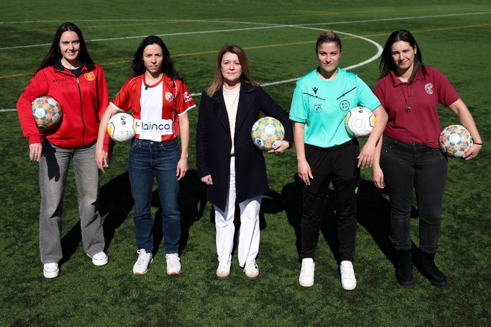 Arantxa Medina, una de les protagonistes de la campanya "Orgulloses" de la FCF FOTO: FCF