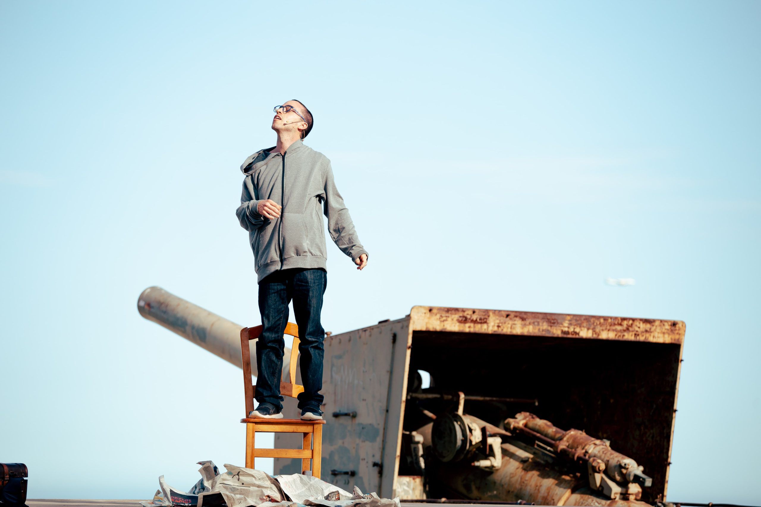 Imatge de l'obra Fill de puta, de la companyia Marco Sanfilippo, que es podrà veure al festival Addictes al Microteatre. FOTO Cedida