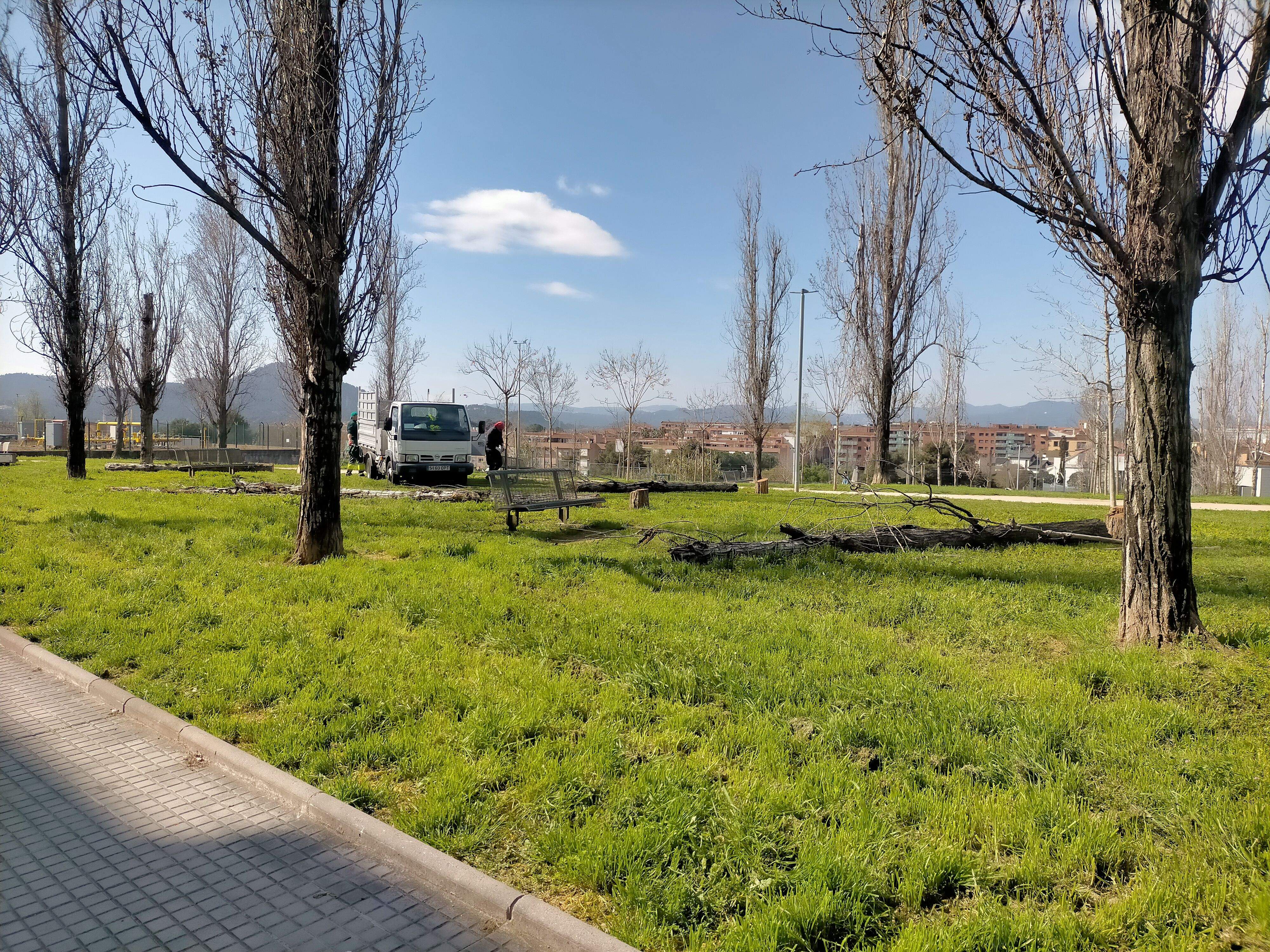 El Parc de la Pau i la Natura, aquest divendres 28 de març FOTO: Marta Casas