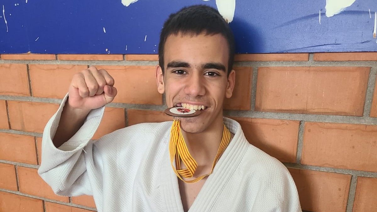 El judoka rubinenc Àlex Espinar, bronze al Campionat de Catalunya FOTO: Cedida