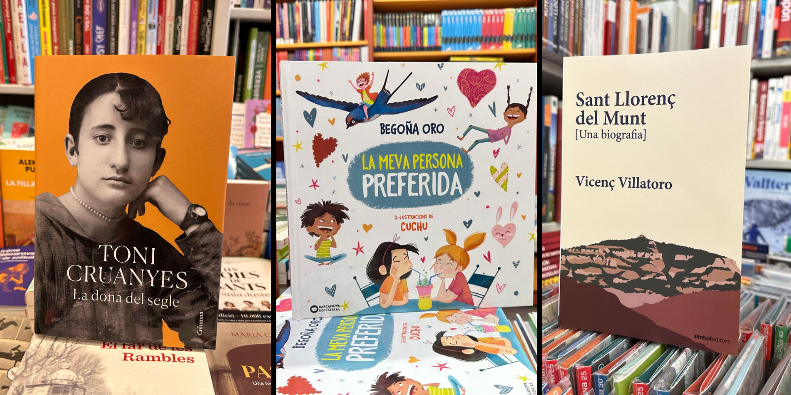 Presentacions literàries al Racó del Llibre el 4 i 5 d'abril