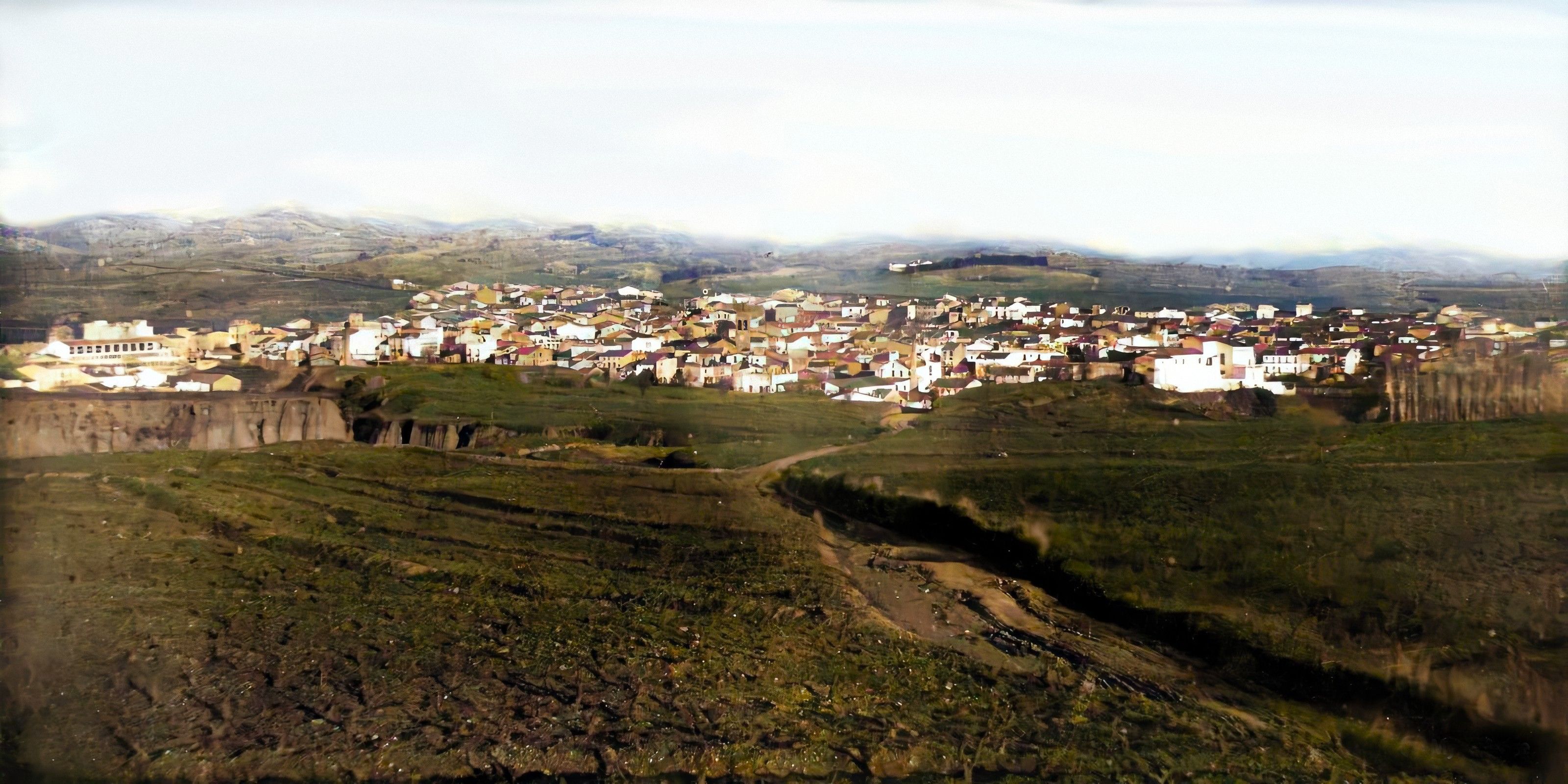 Una vista de Rubí de finals del segle XIX. FOTO: Artur Carulla Ambrós/Arxiu de Can Xercavins