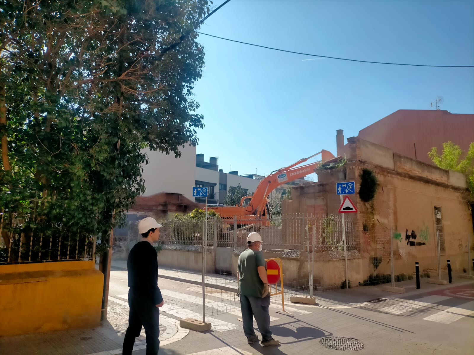 Enderroc de les cases d'en Rigol FOTO: Marta Casas