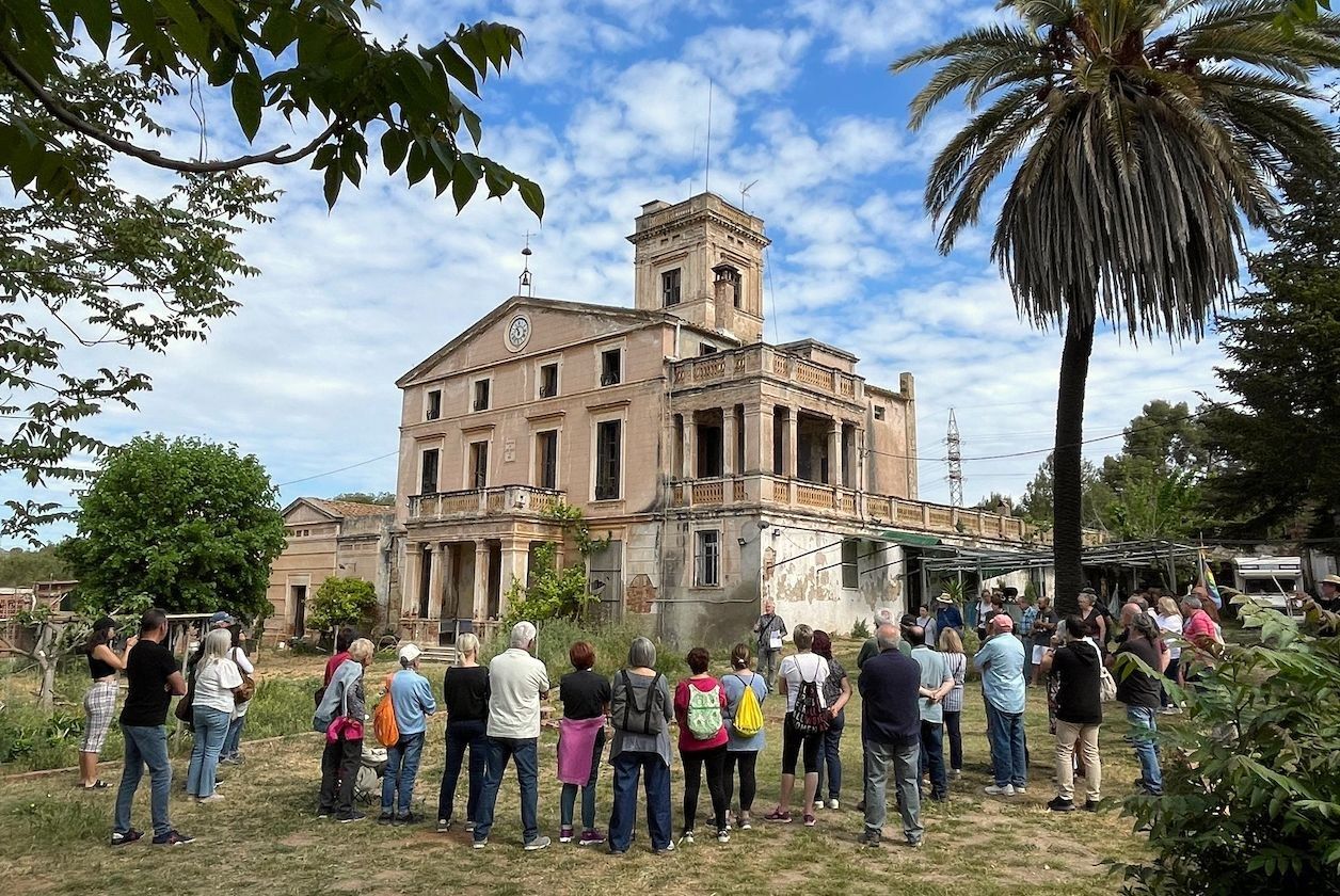 Visita a la masia de Can Balasch, l’any passat. FOTO: Ajuntament de Rubí