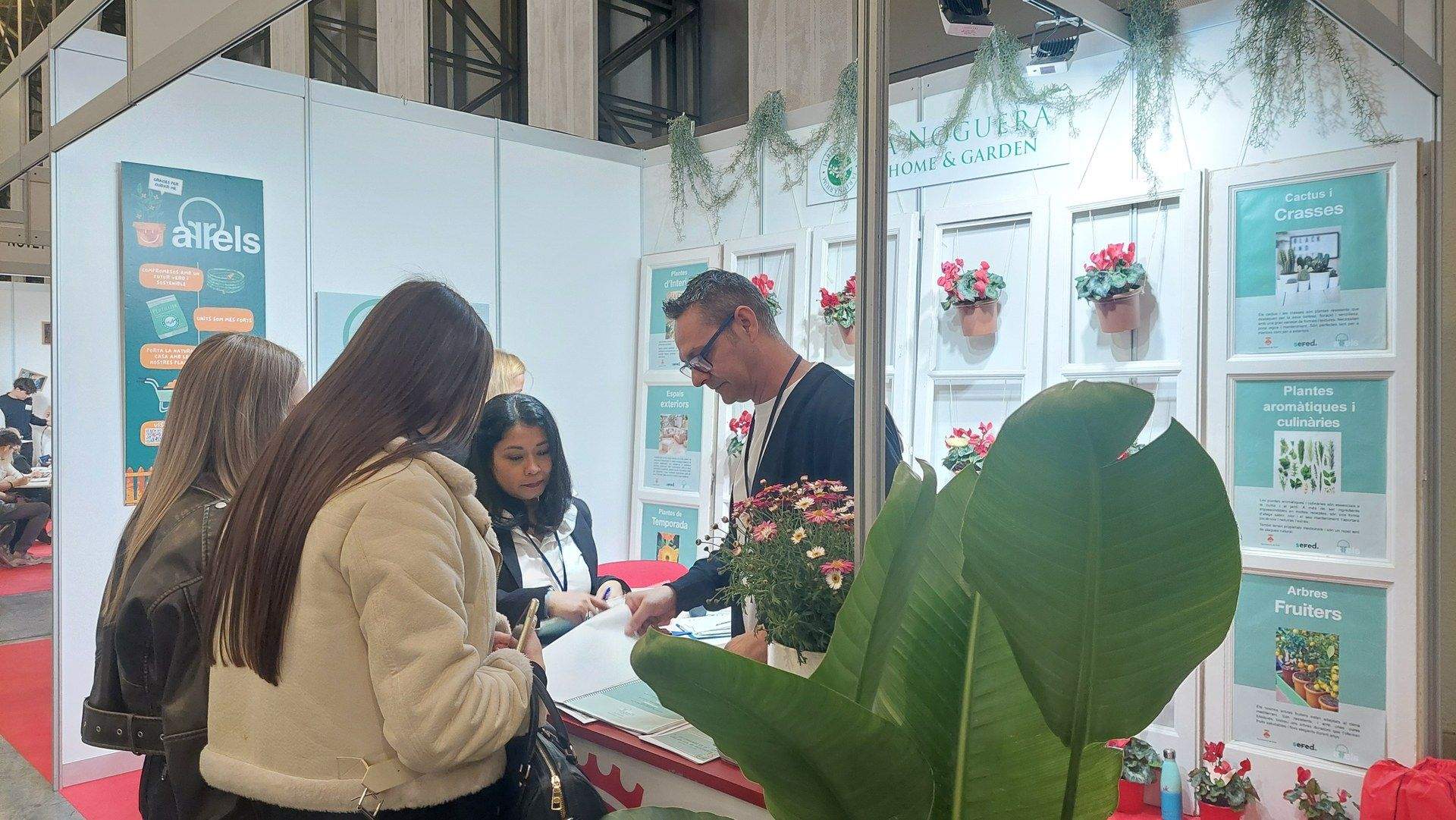 Arrels a la Fira Internacional d'Empreses Simulades que s'ha celebrat a Barcelona FOTO: Ajuntament