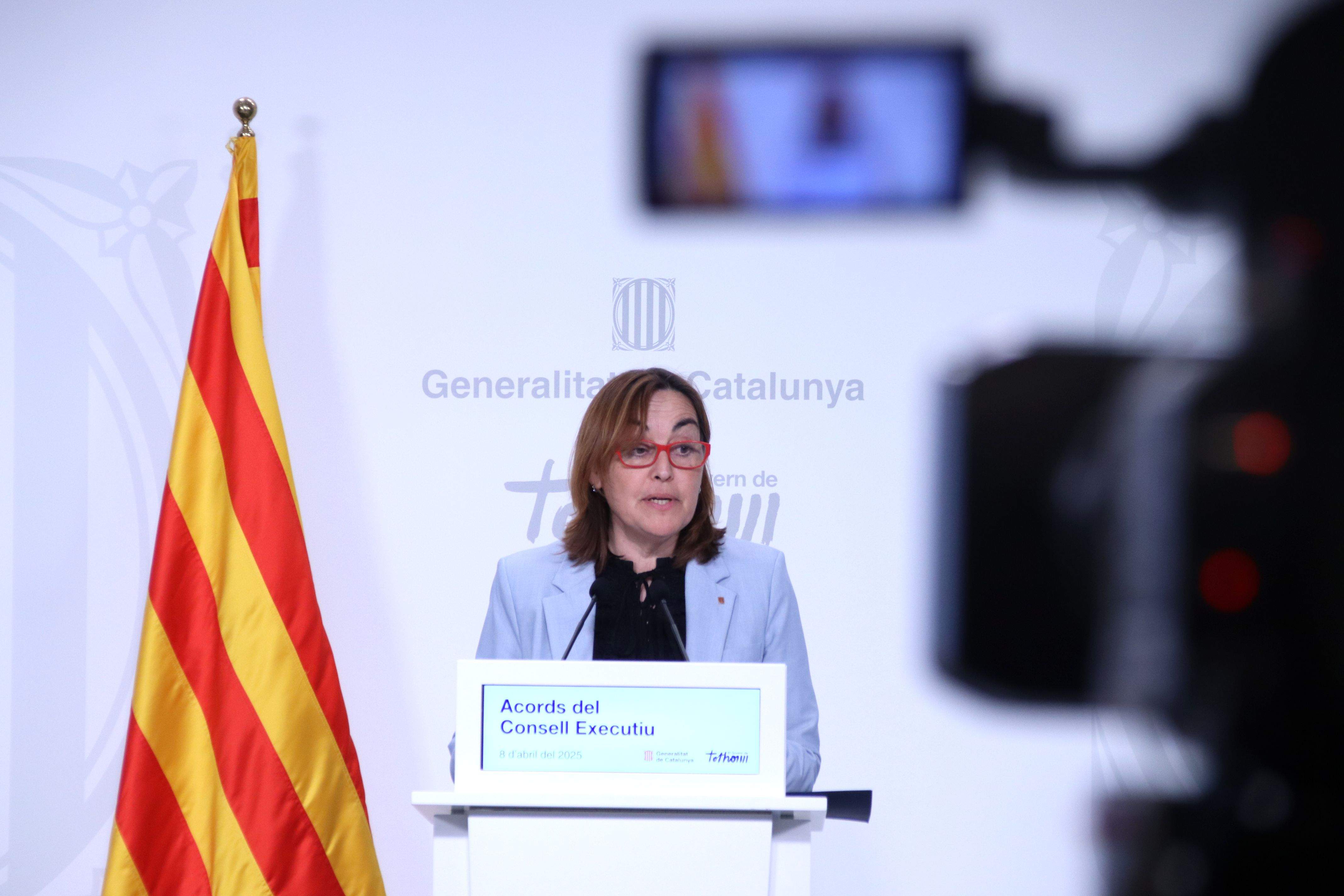 La consellera de Territori, Sílvia Paneque, en una roda de premsa FOTO: ACN/Mariona Puig