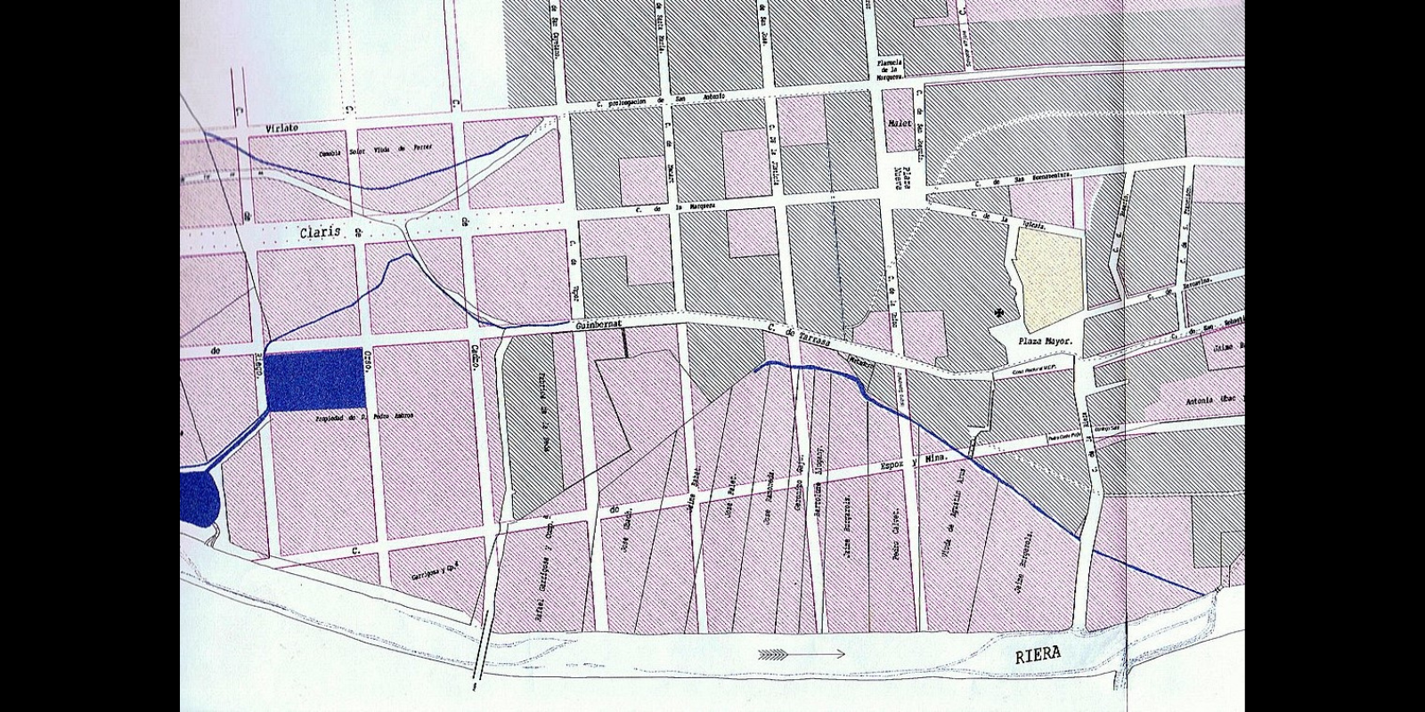 Quan el 1875 es va voler edificar a l’Escardívol. FOTO: Arxiu Municipal de Rubí