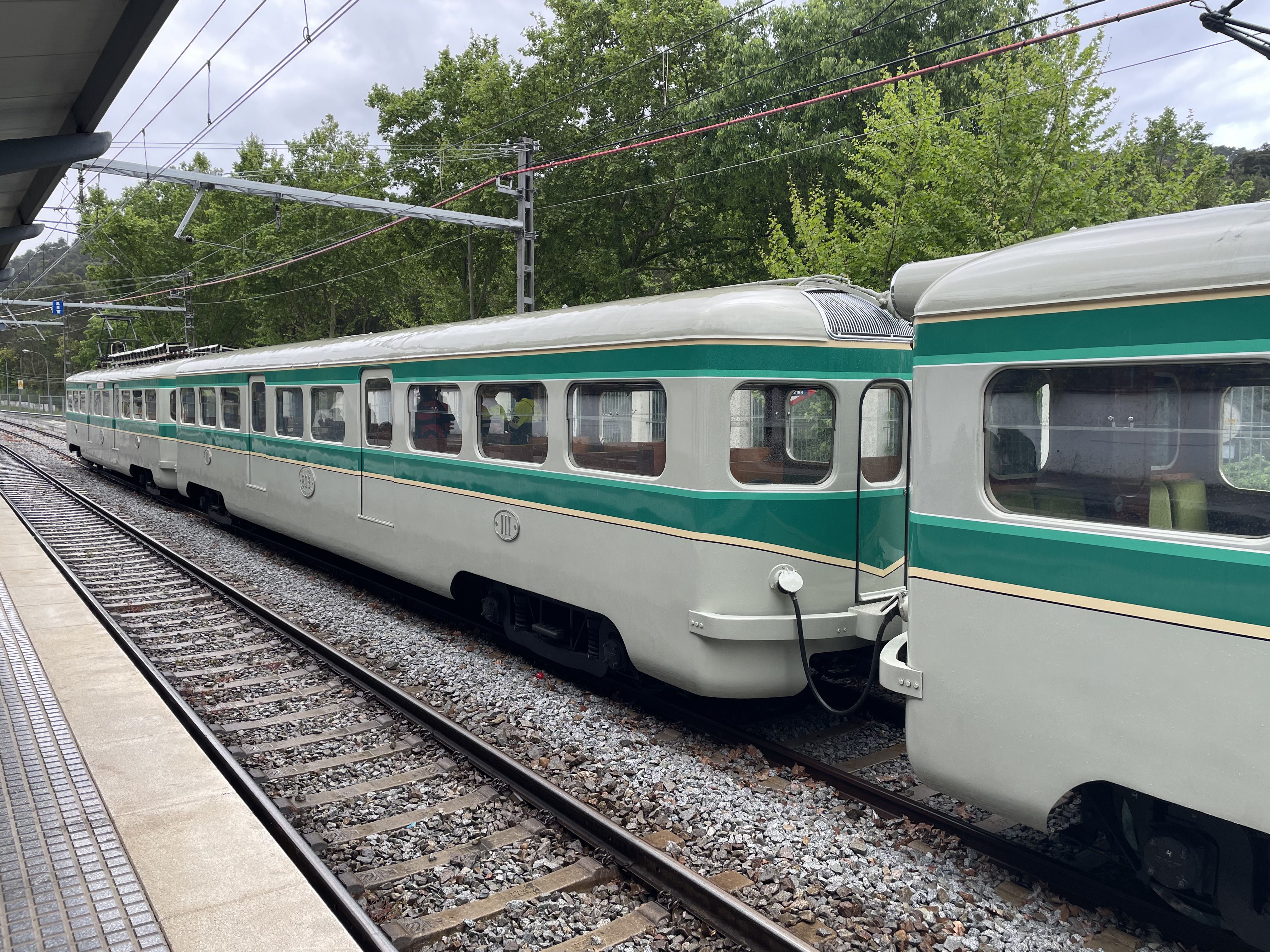 El Tren Granota torna a circular pel Vallès Occidental FOTO: Marta Casas