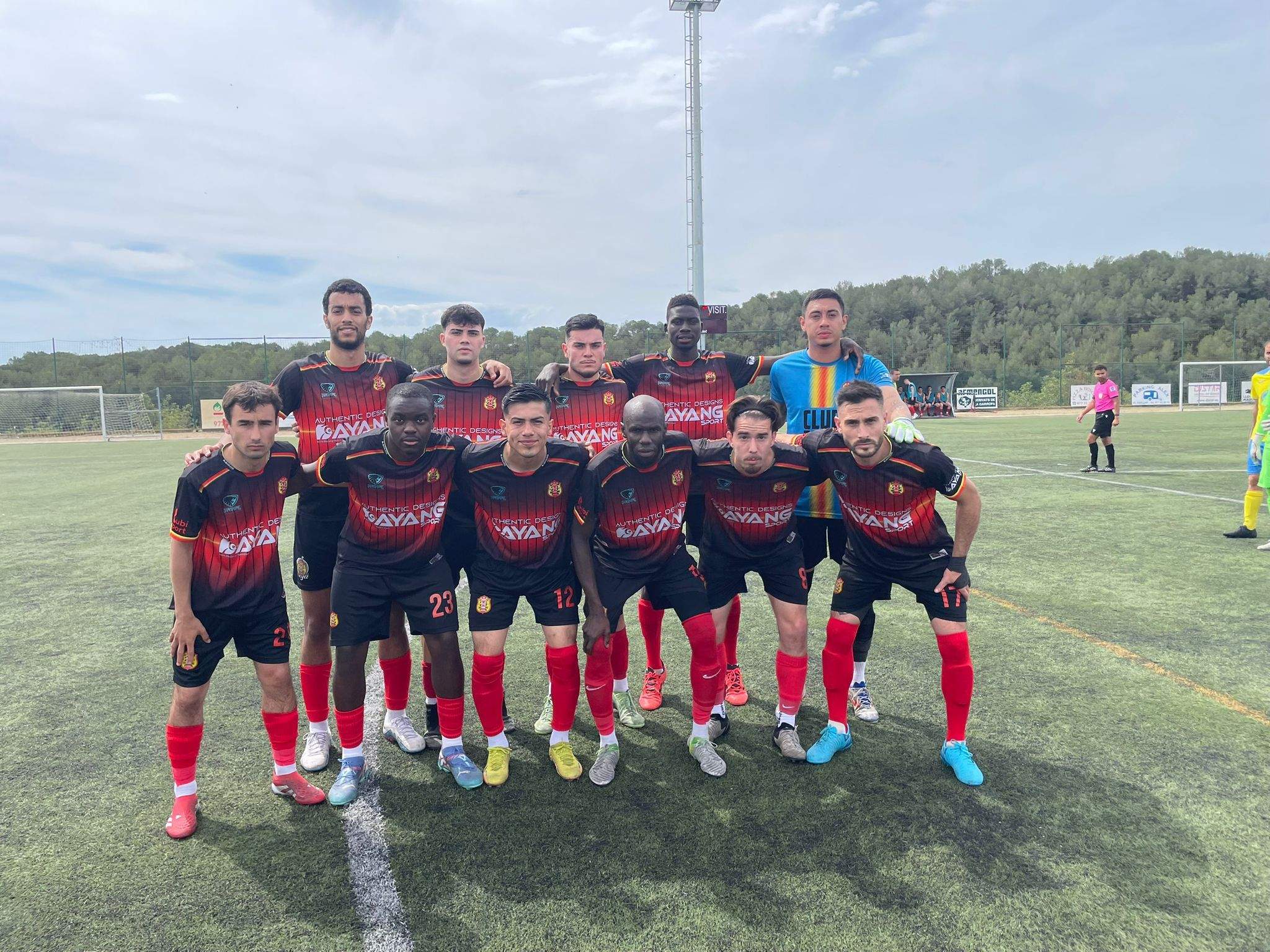 Empat a 0 del Veinti en El Catllar. FOTO: Cedida