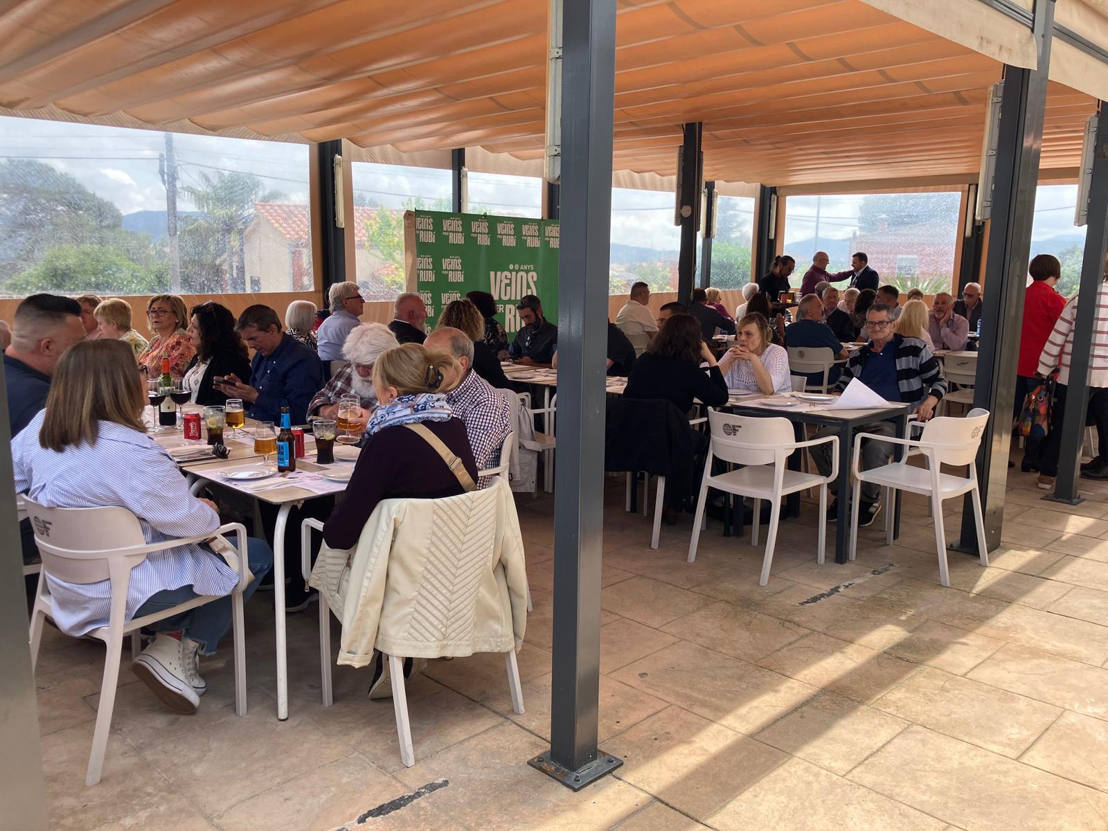 Veïns per Rubí celebra el seu 10è aniversari reivindicant el suport a les entitats. FOTO: Cedida