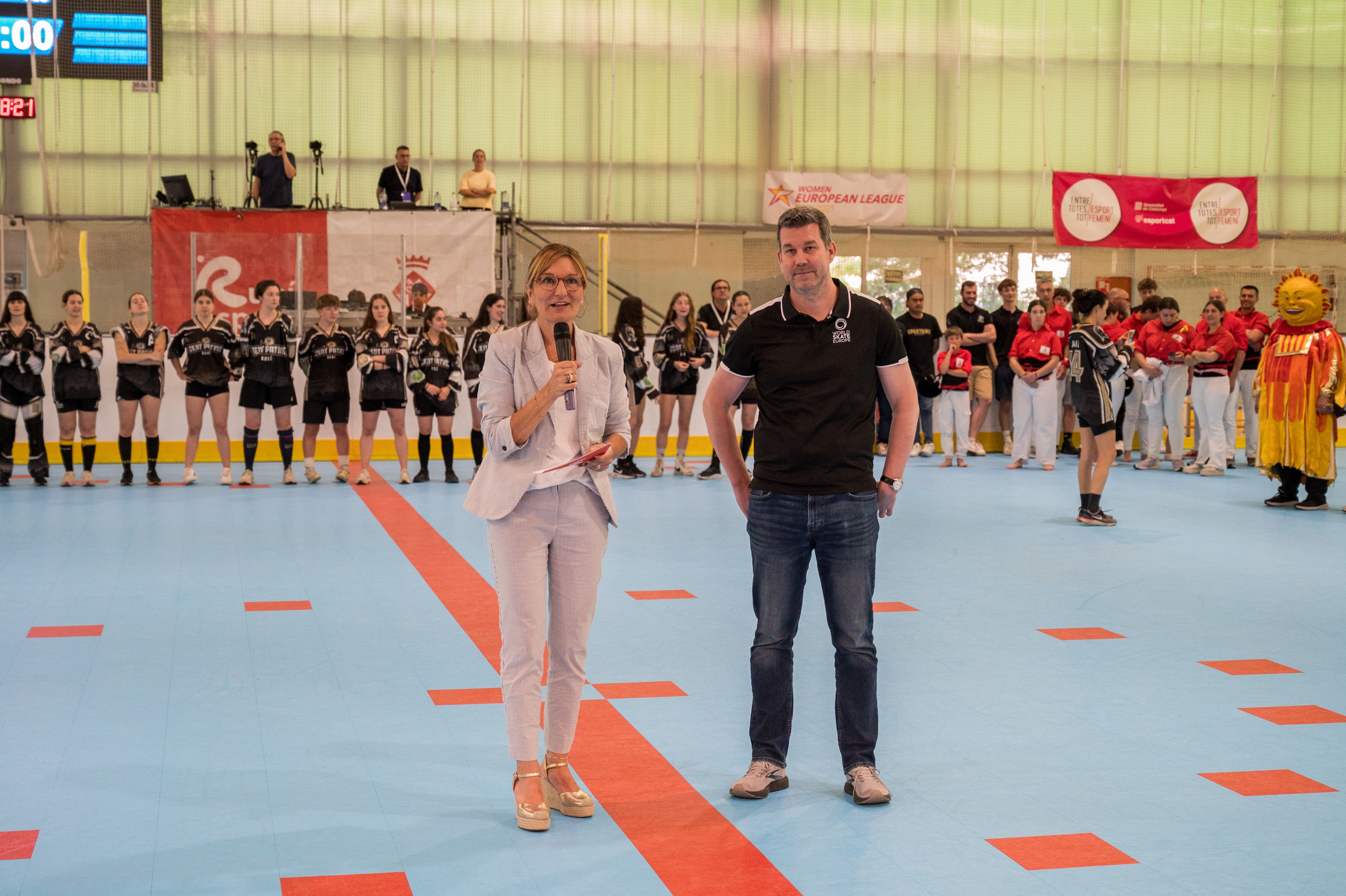Campionat europeu d’hoquei línia femení a Rubí. FOTO: Carmelo Jiménez