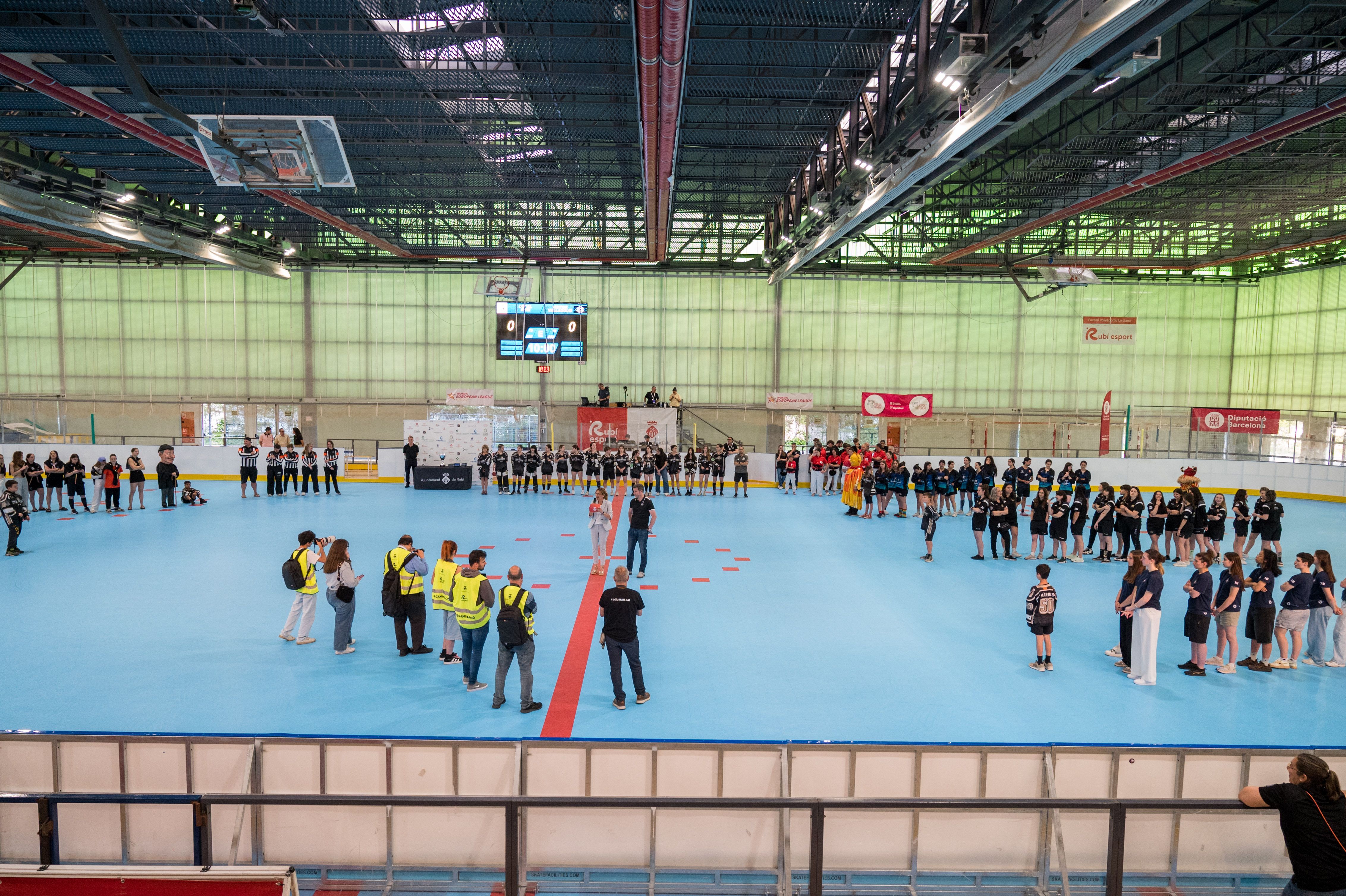 Campionat europeu d’hoquei línia femení a Rubí. FOTO: Carmelo Jiménez