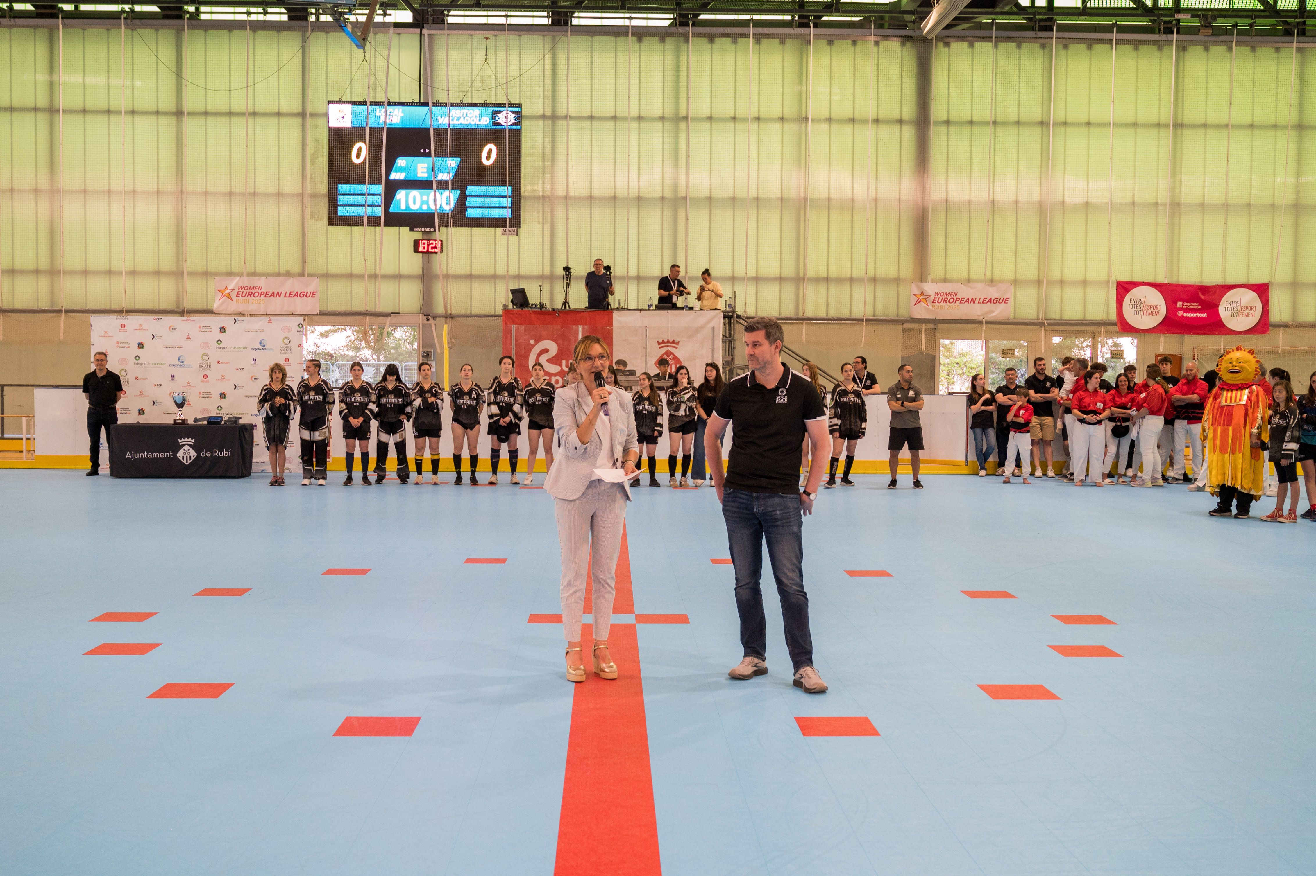 Campionat europeu d’hoquei línia femení a Rubí. FOTO: Carmelo Jiménez