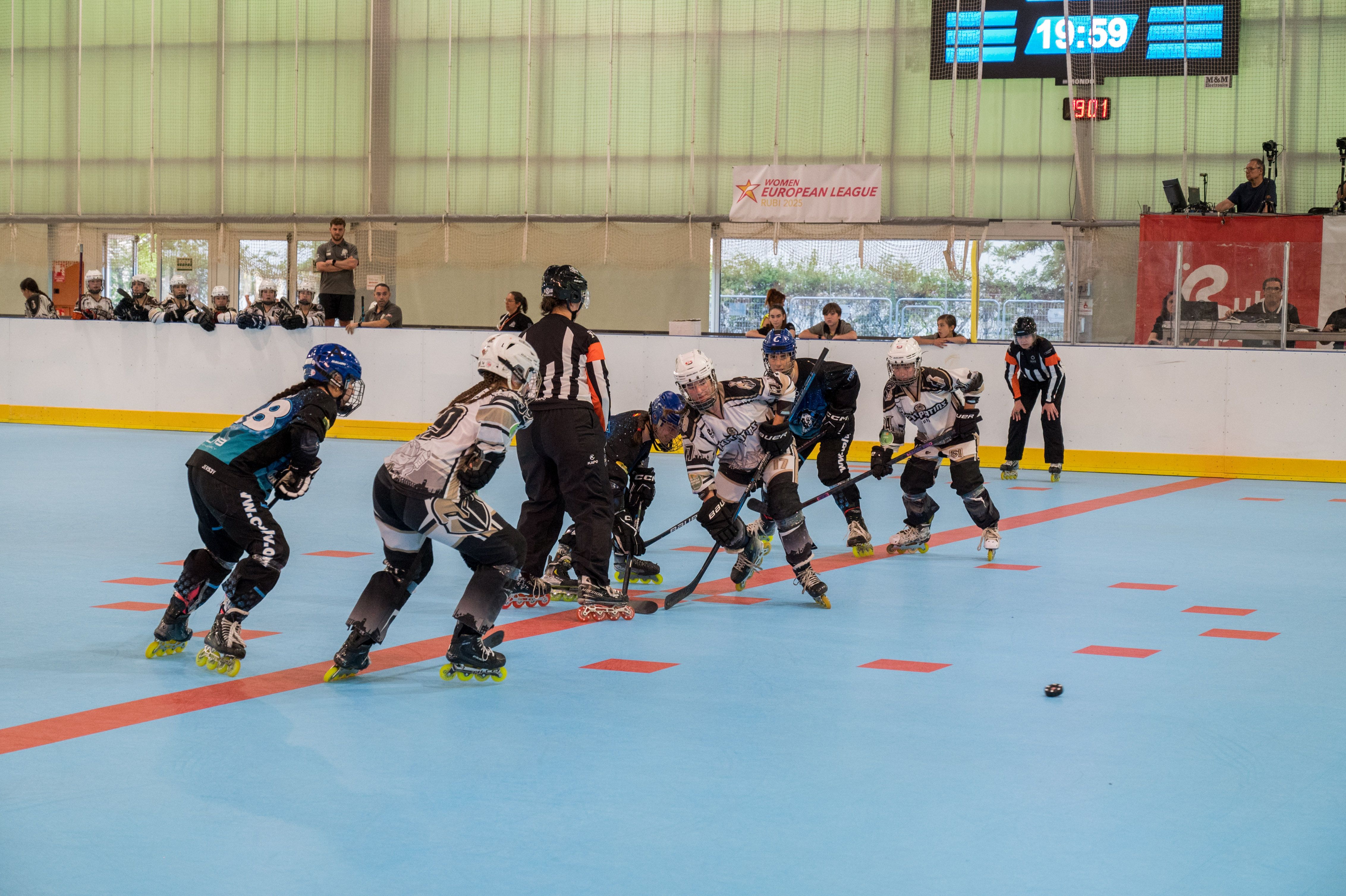 Campionat europeu d’hoquei línia femení a Rubí. FOTO: Carmelo Jiménez
