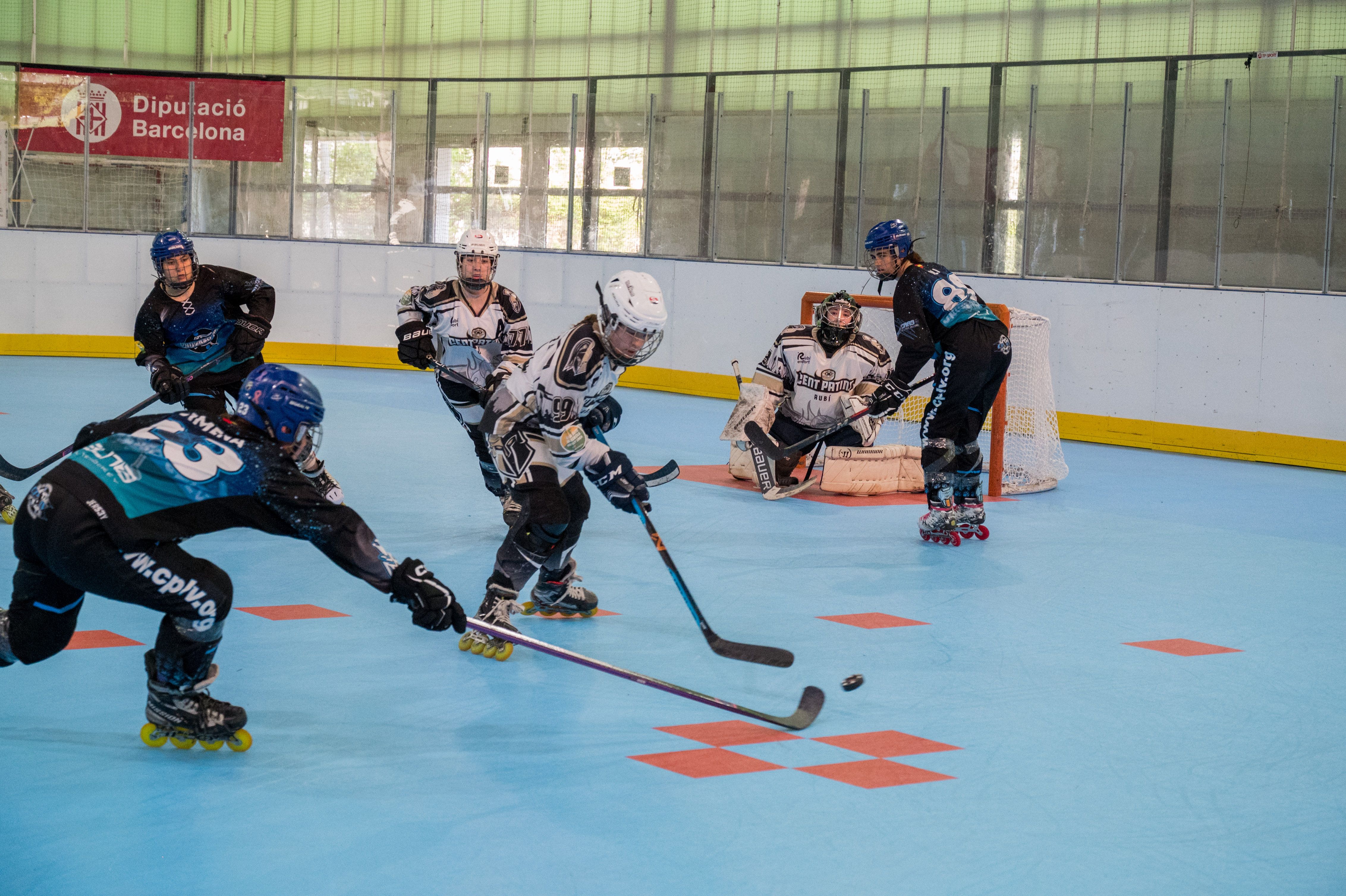 Campionat europeu d’hoquei línia femení a Rubí. FOTO: Carmelo Jiménez