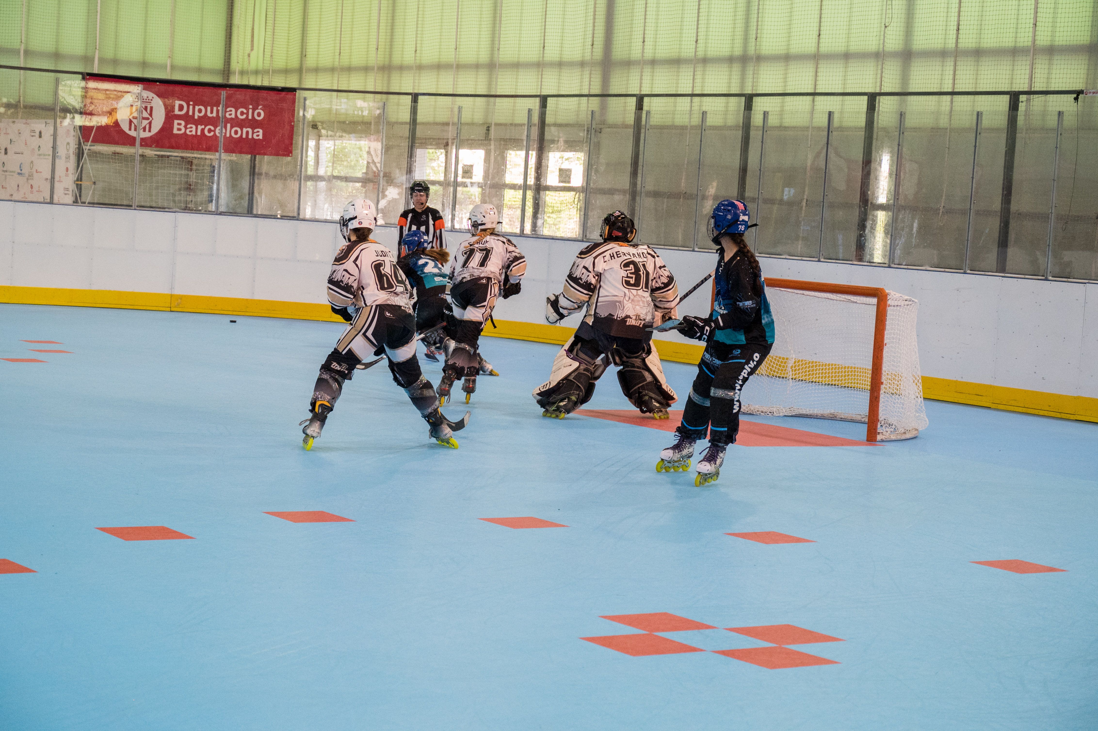 Campionat europeu d’hoquei línia femení a Rubí. FOTO: Carmelo Jiménez