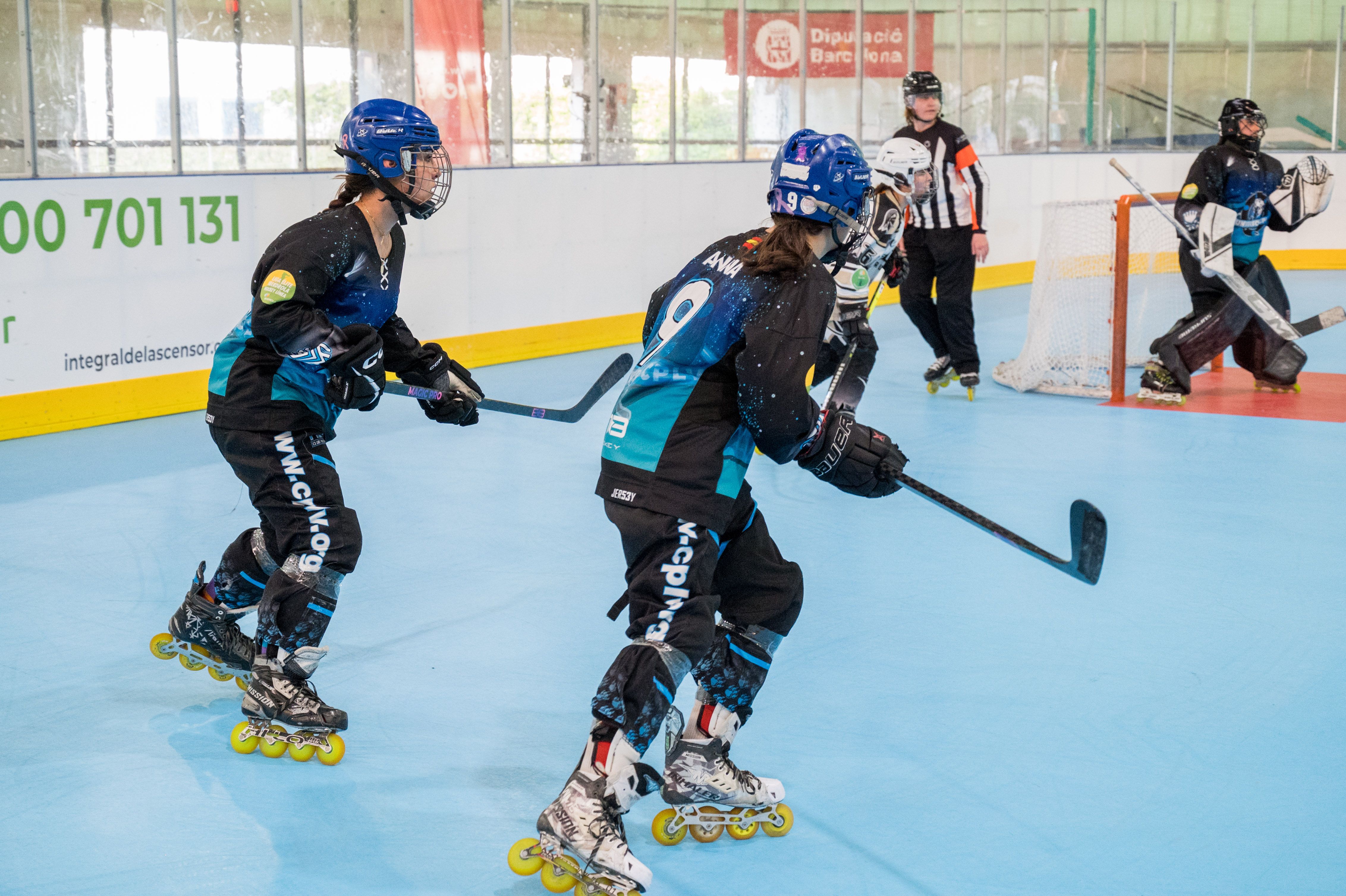 Campionat europeu d’hoquei línia femení a Rubí. FOTO: Carmelo Jiménez