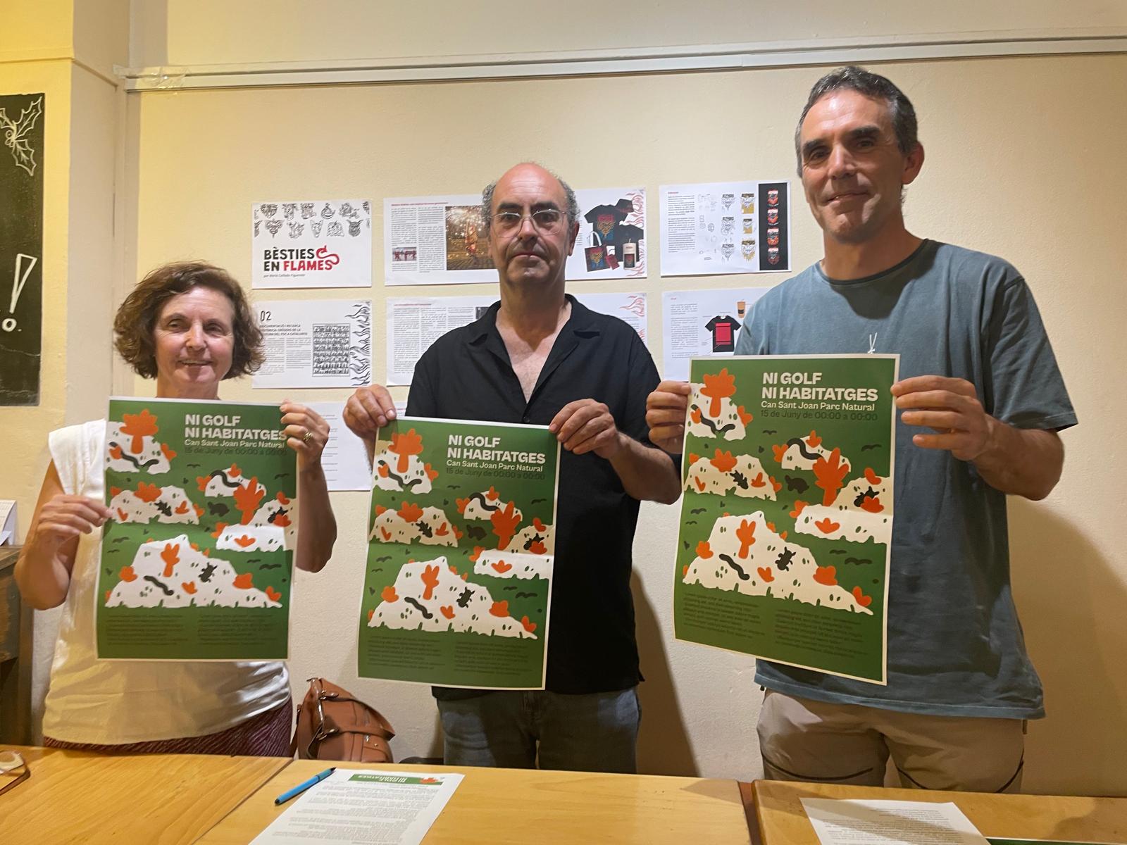 Entitats ecologistes fan una crida per defensar Can Sant Joan amb una nova jornada reivindicativa. FOTO: Estela Luengo
