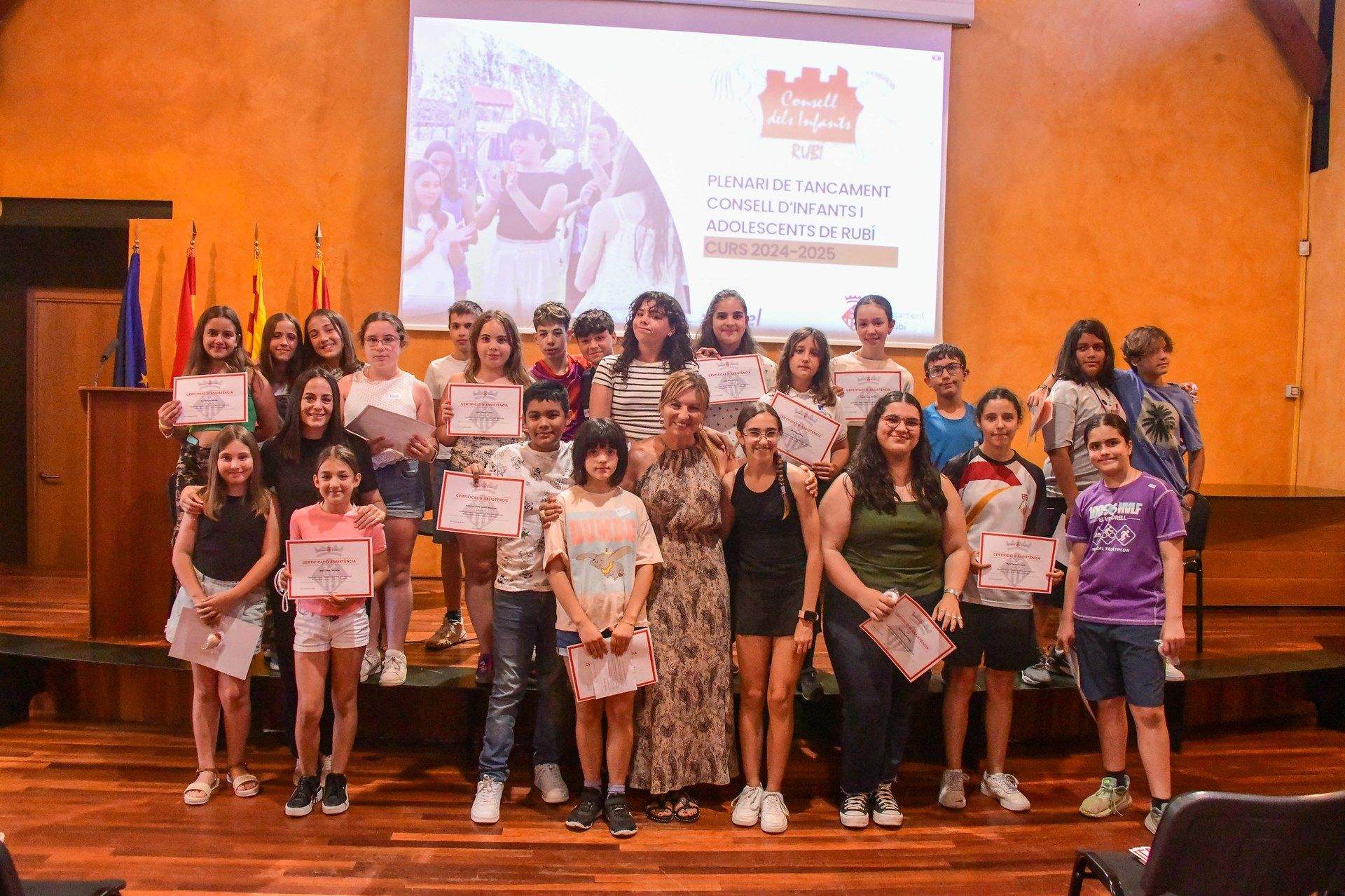 El Consell de la Infància i l'Adolescència fa balanç de la feina feta durant el curs. FOTO: Ajuntament de Rubí - Localpres