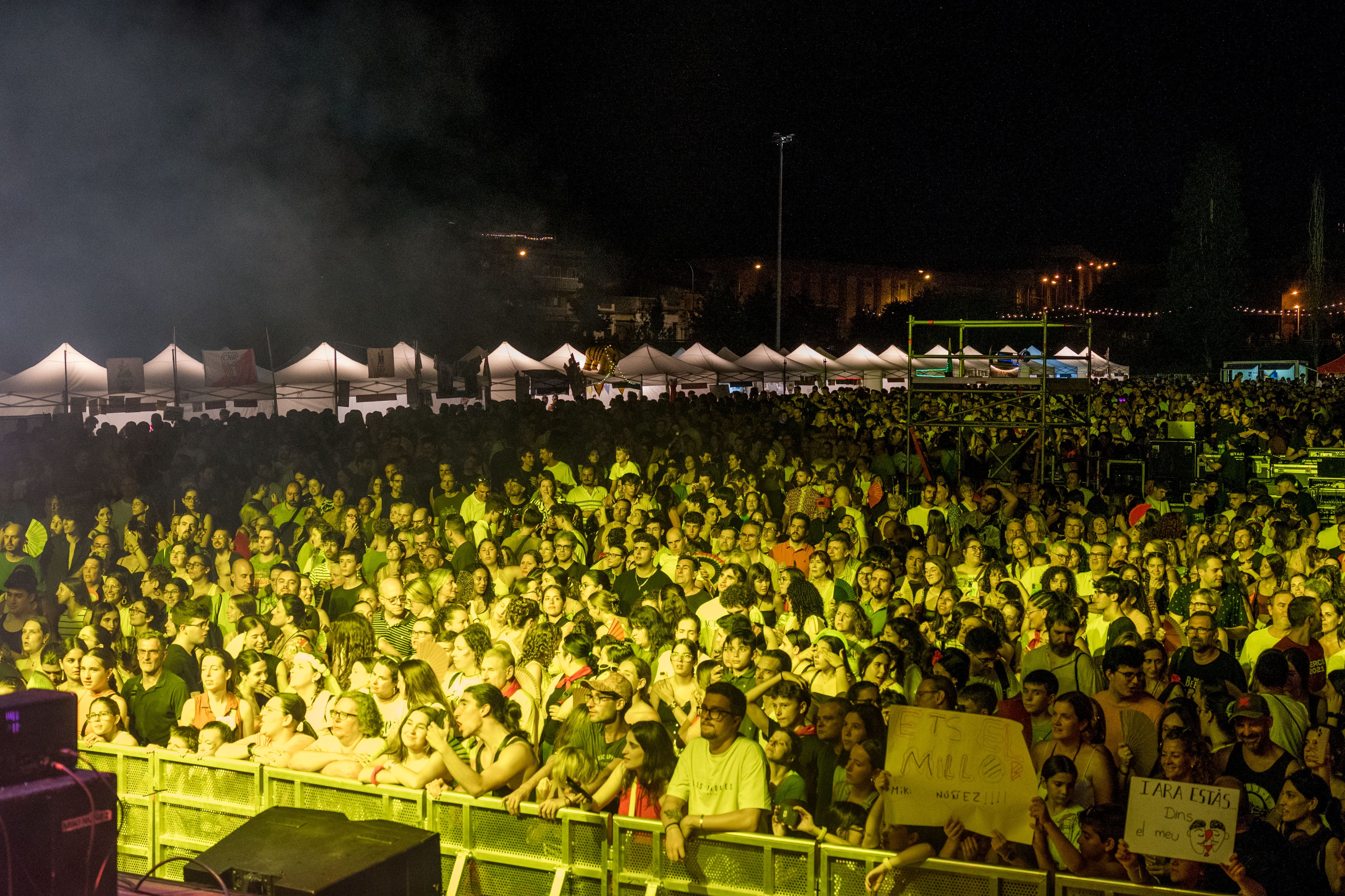 Concert de Miki Núñez a la Festa Major 2025. FOTO: Carmelo Jiménez