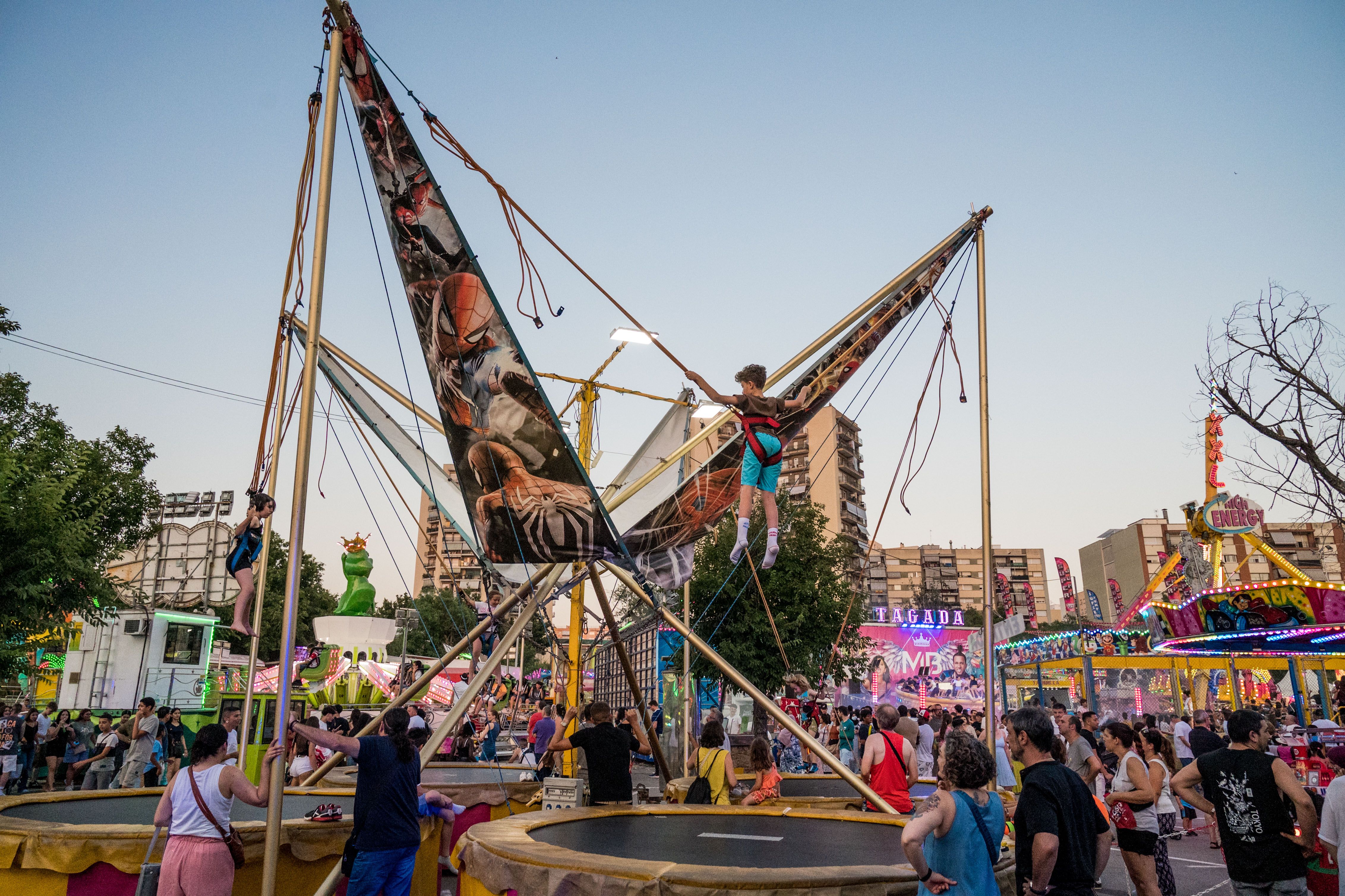 Fira d'atraccions Festa Major 2025. FOTO: Carmelo Jiménez