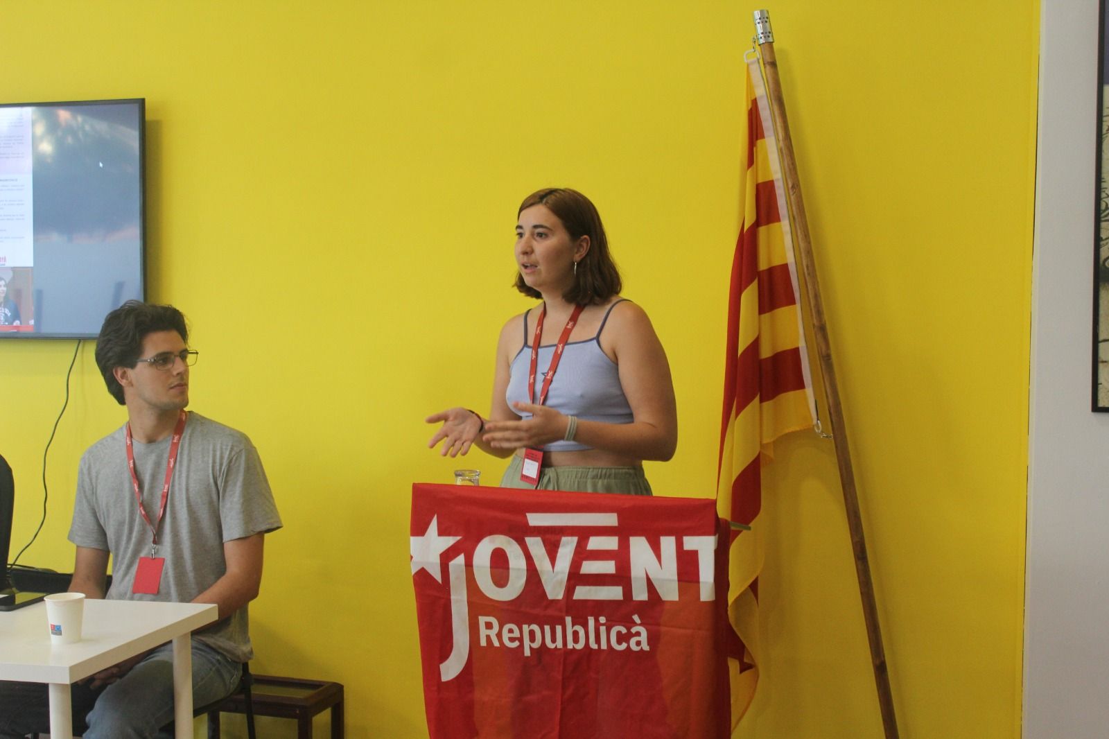 Vinyet Martín, de Rubí, nova secretària d'Organització del Jovent Republicà al Vallès Occidental FOTO: Cedida